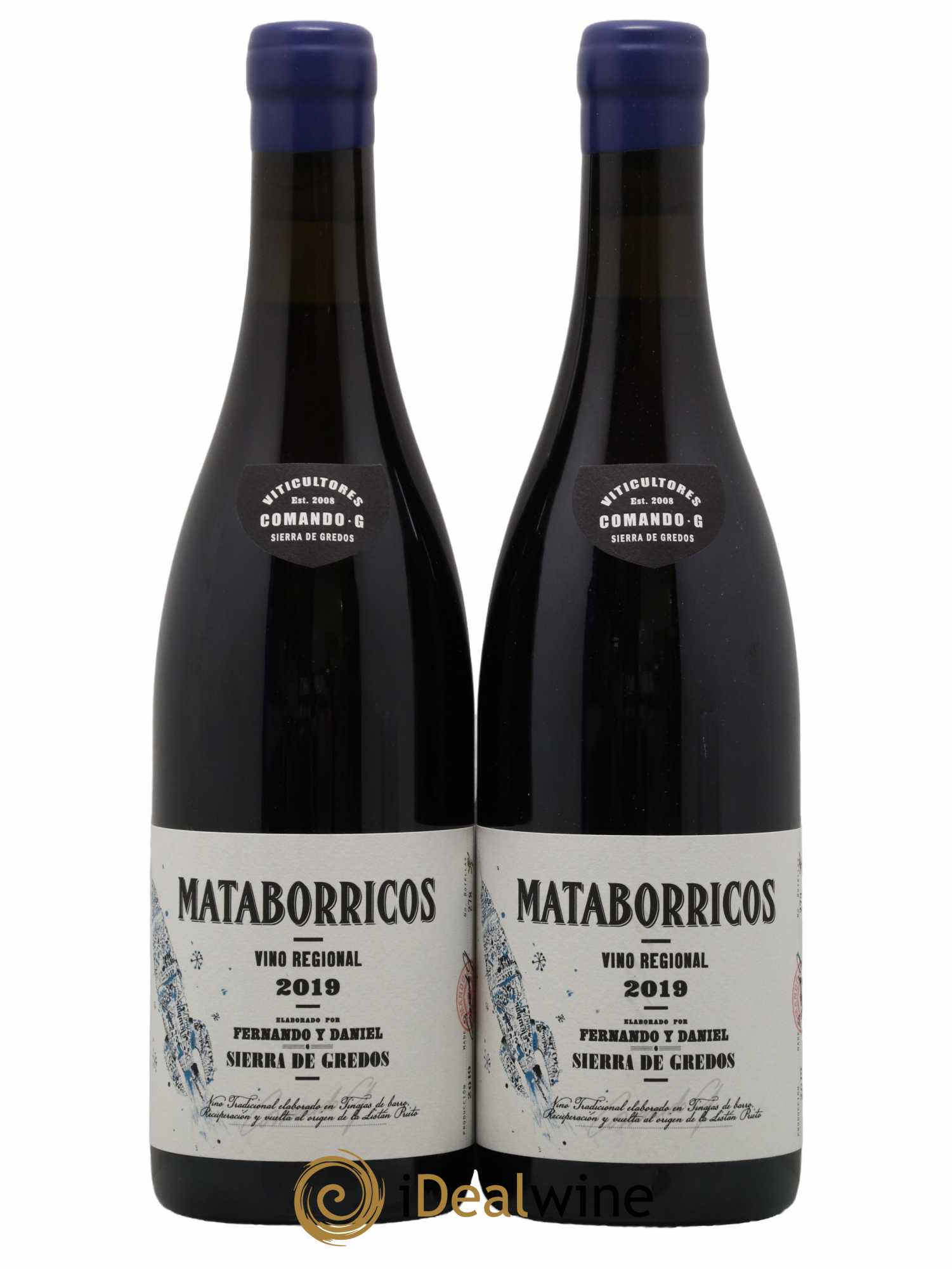 Espagne Vinos De Madrid Mataborricos Comando G 2019 - Lot de 2 bouteilles - 0