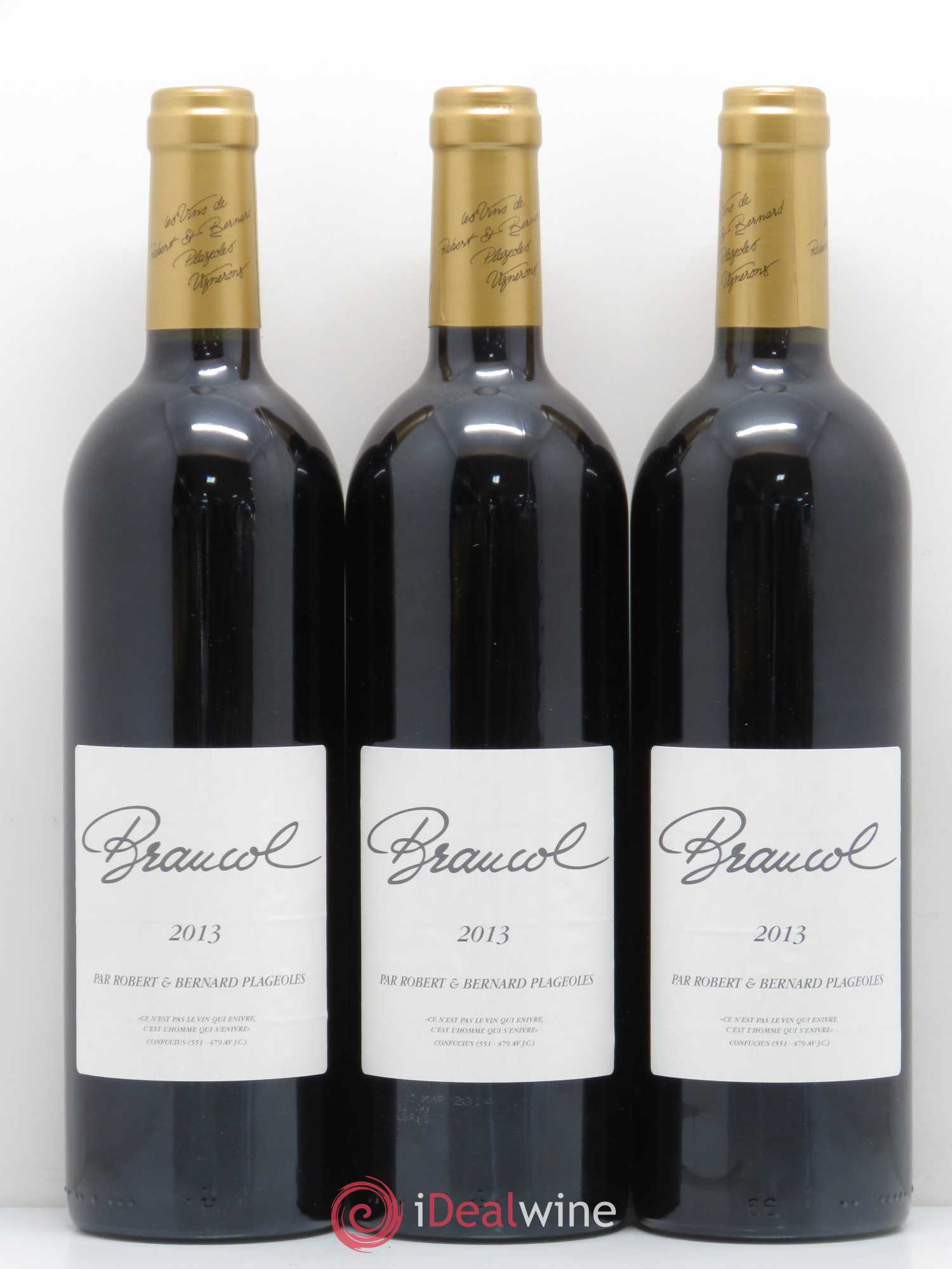 Sud-Ouest Gaillac Domaine Plageoles Braucol (sans prix de réserve) 2013 - Posten von 6 Flaschen - 1