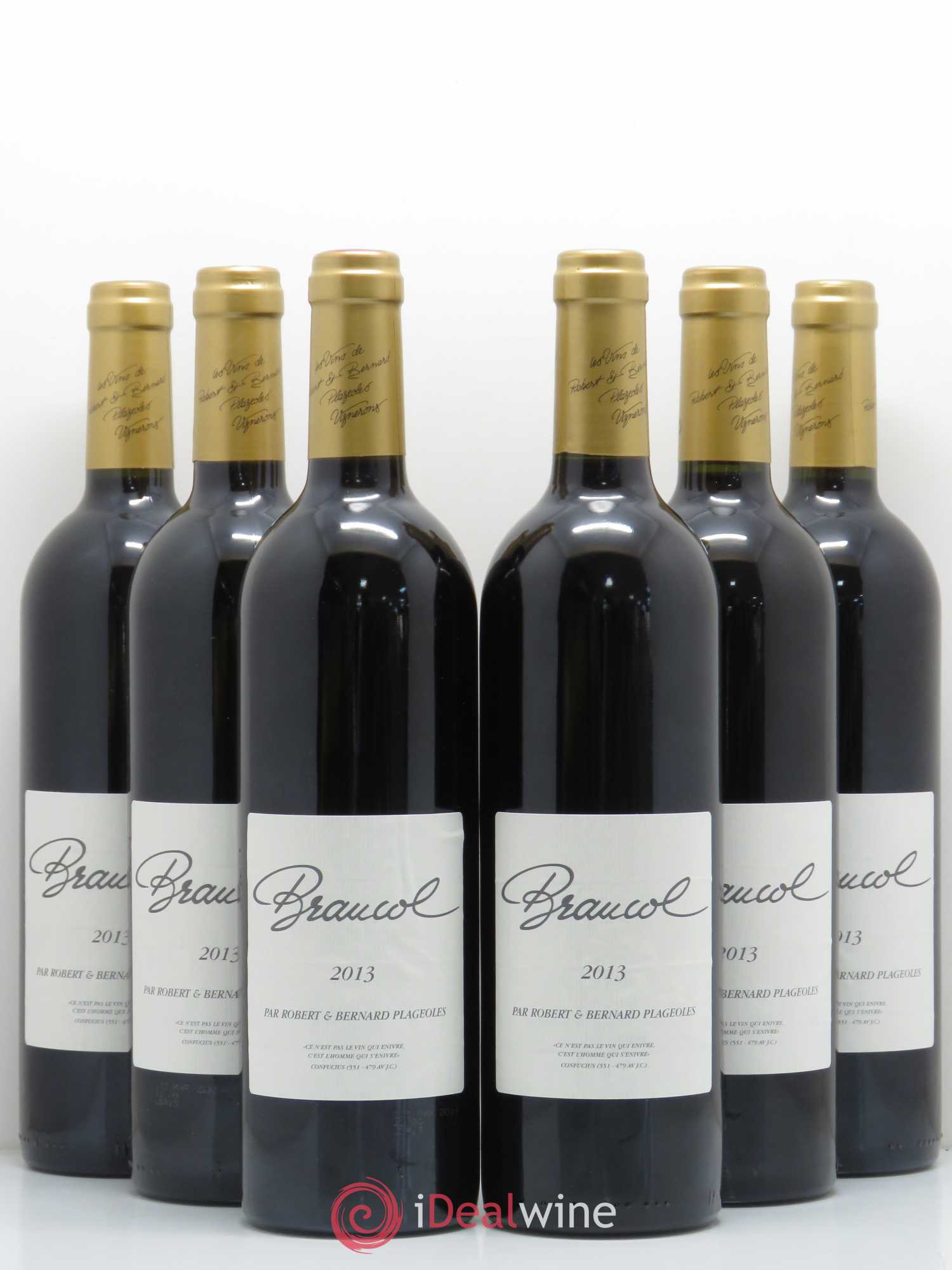 Sud-Ouest Gaillac Domaine Plageoles Braucol (sans prix de réserve) 2013 - Posten von 6 Flaschen - 0