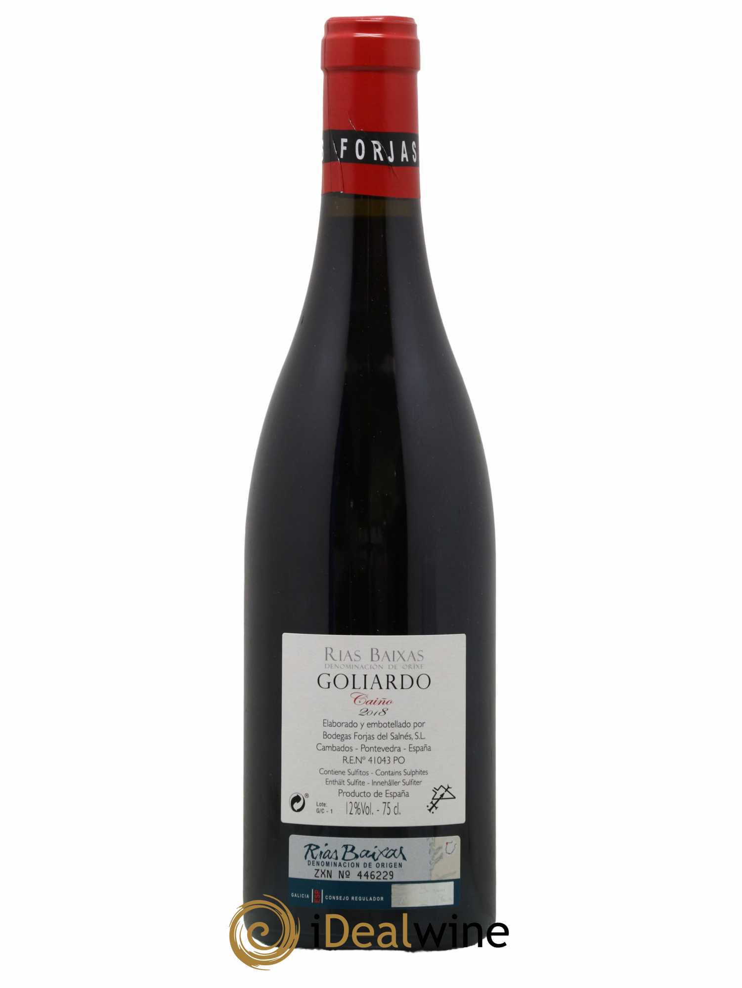 Espagne Rias Baixas Forjas Del Salnés Goliardo Caino 2018 - Lot de 1 bouteille - 1