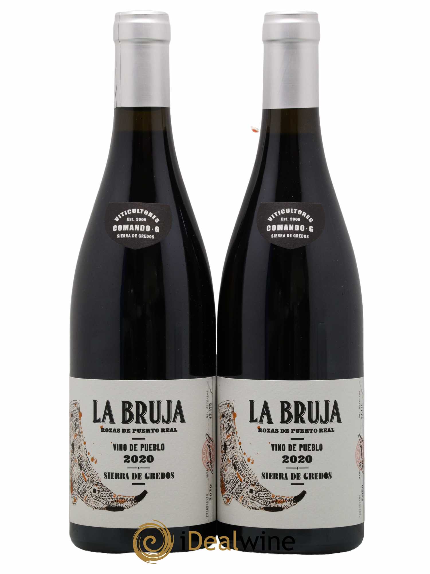 Vinos de Madrid DO Comando G La Bruja de Rozas 2020 - Lot de 2 bouteilles - 0