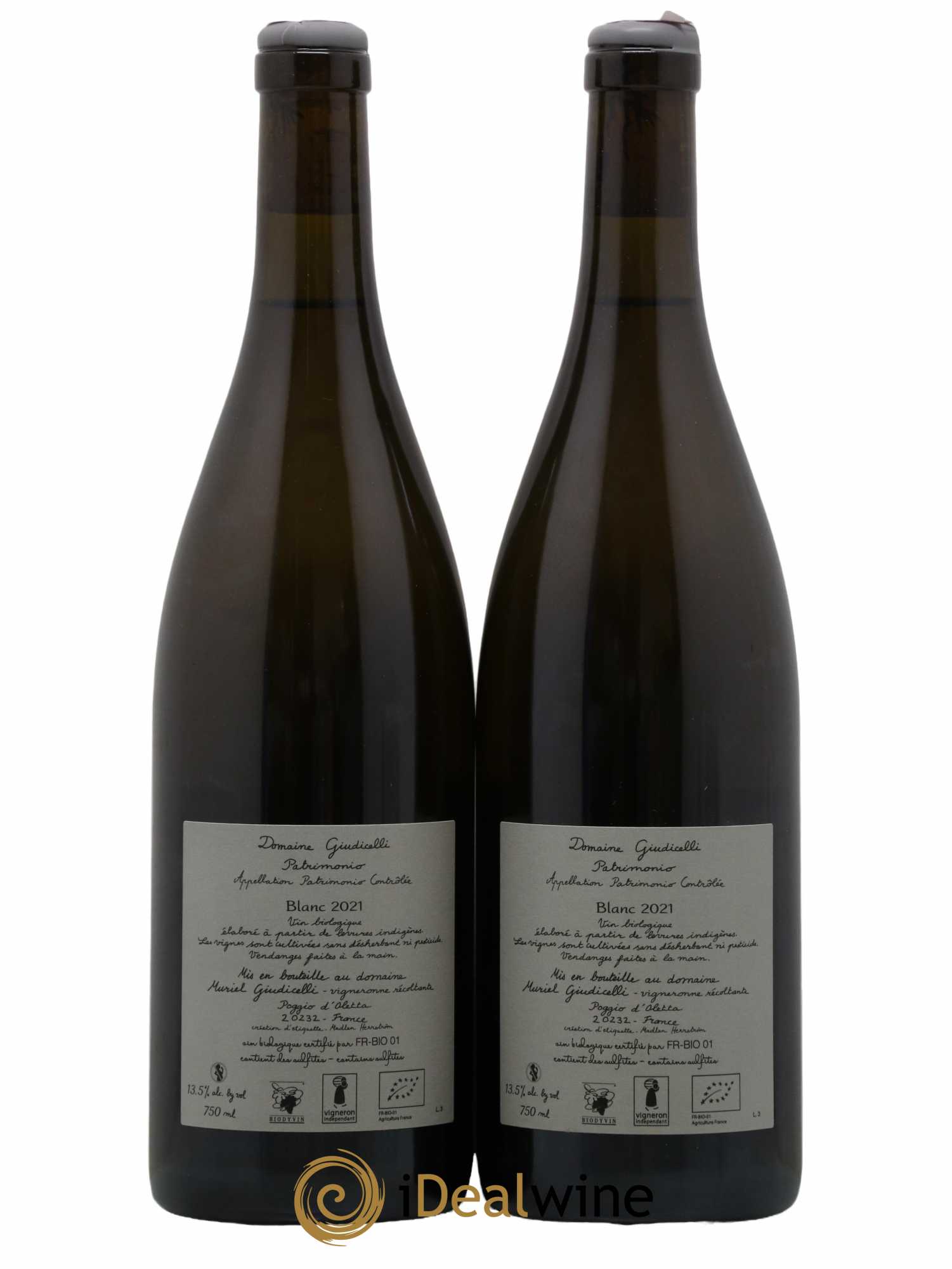 Patrimonio Domaine Muriel Giudicelli 2021 - Lot de 2 bouteilles - 1