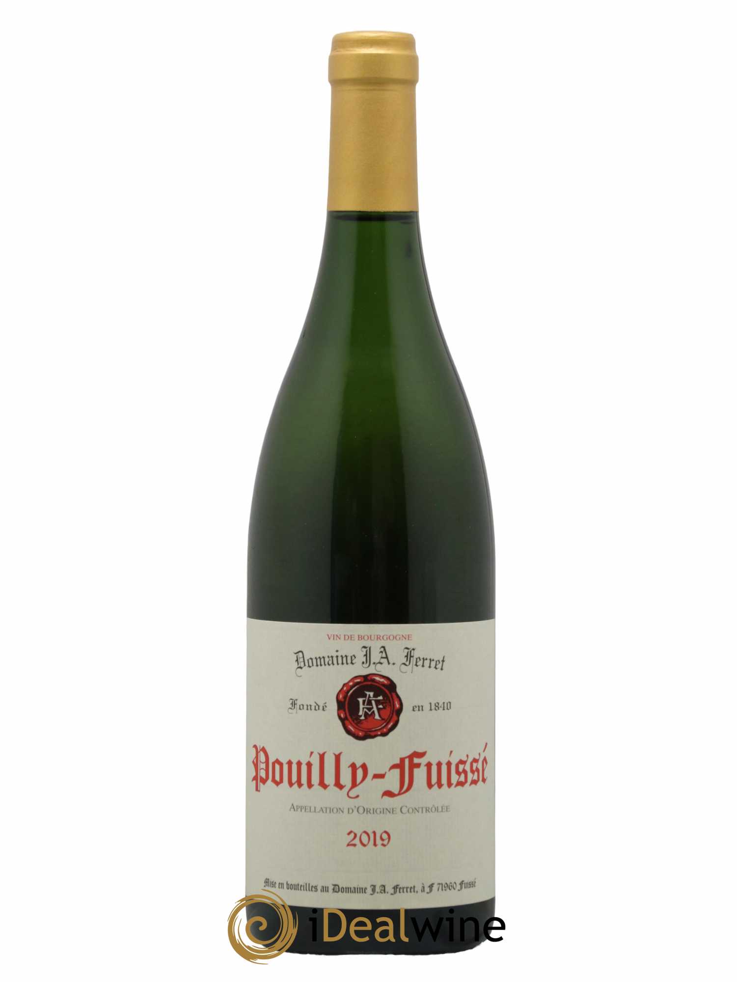 Pouilly-Fuissé J.A. Ferret (Domaine) 2019 - Lot de 1 bouteille - 0