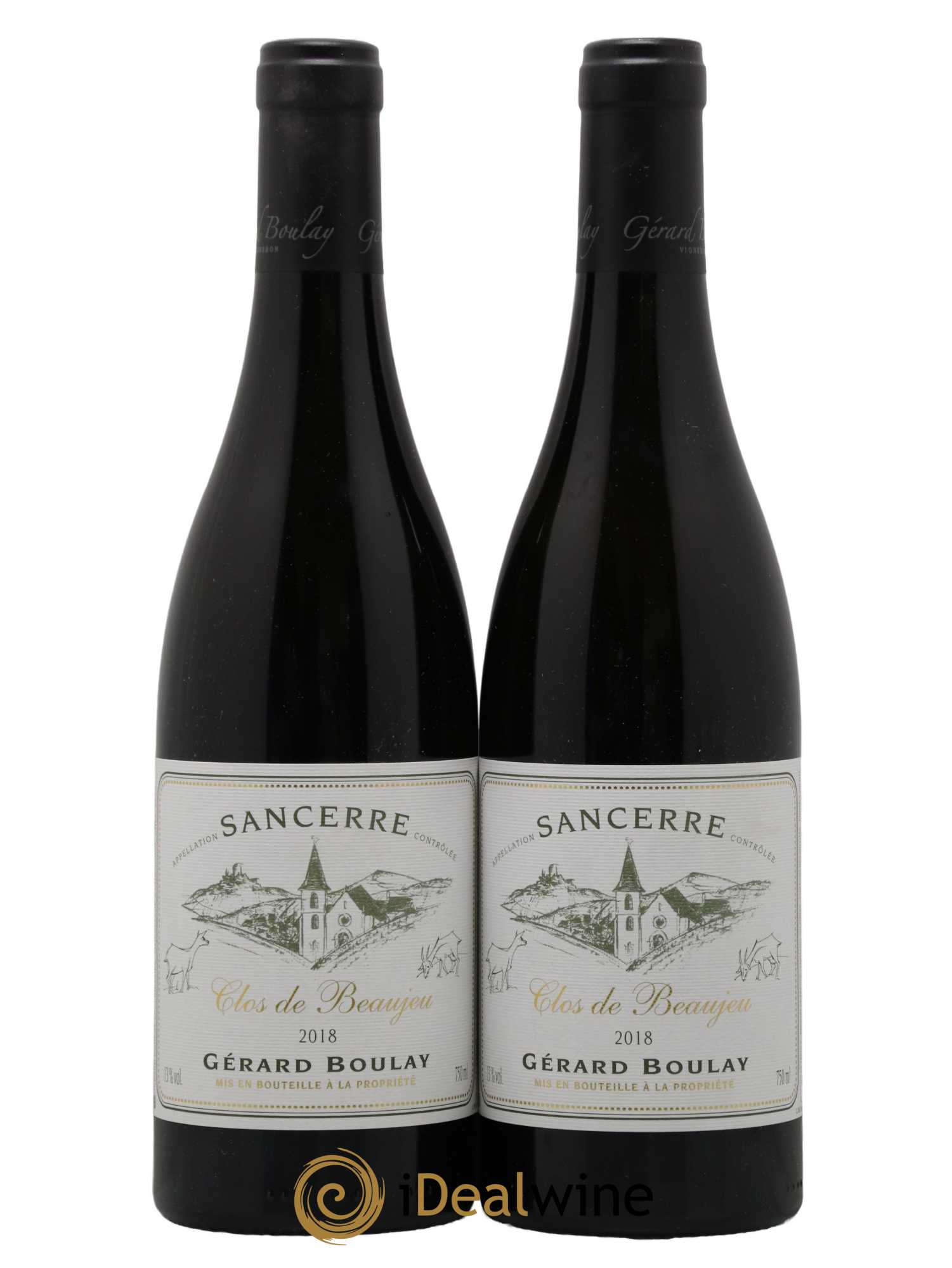 Sancerre Clos de Beaujeu Gérard Boulay 2018 - Lot de 2 bouteilles - 0