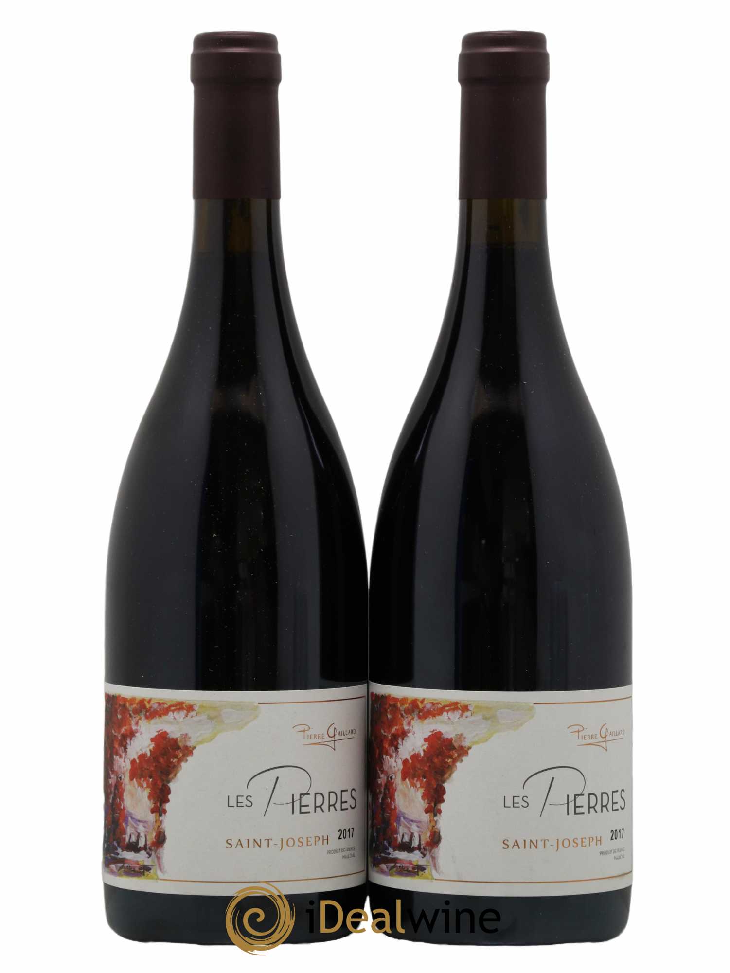 Saint-Joseph Les Pierres Pierre Gaillard 2017 - Lot de 2 bouteilles - 0