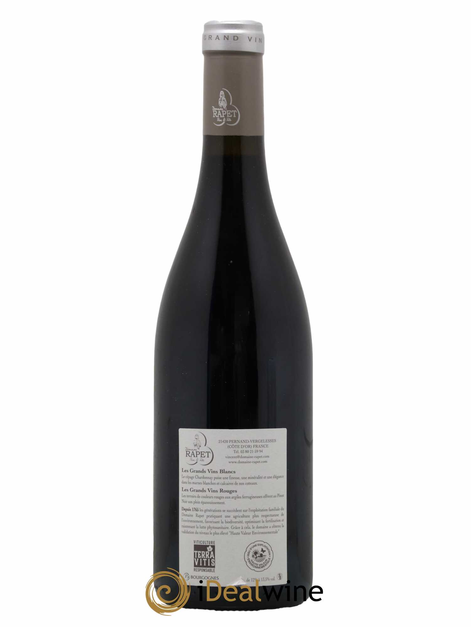 Savigny-lès-Beaune Aux Fournaux Rapet Père & Fils 2018 - Lot de 1 bouteille - 1