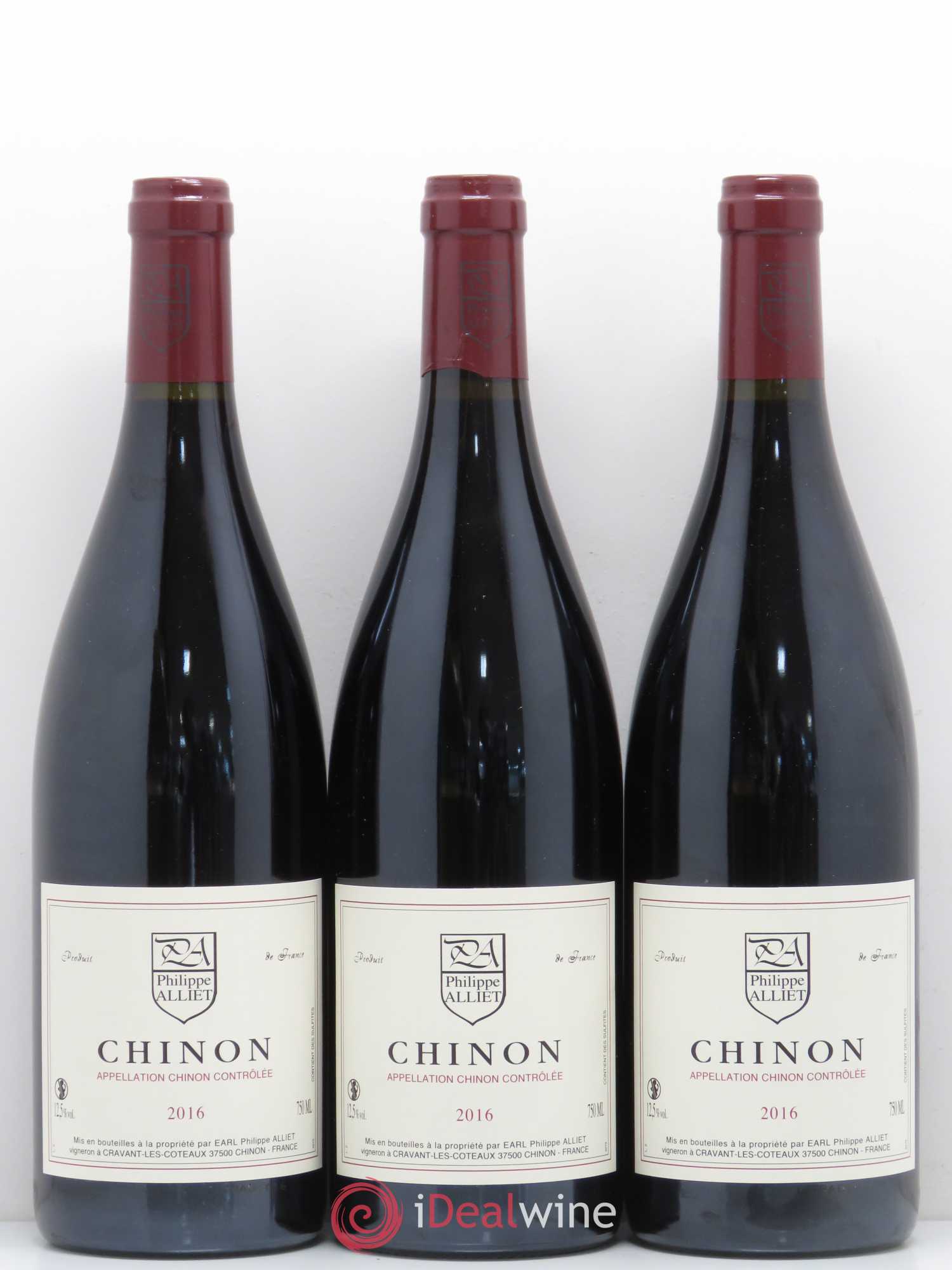 Chinon Philippe Alliet Tradition 2016 - Lot de 3 bouteilles - 0