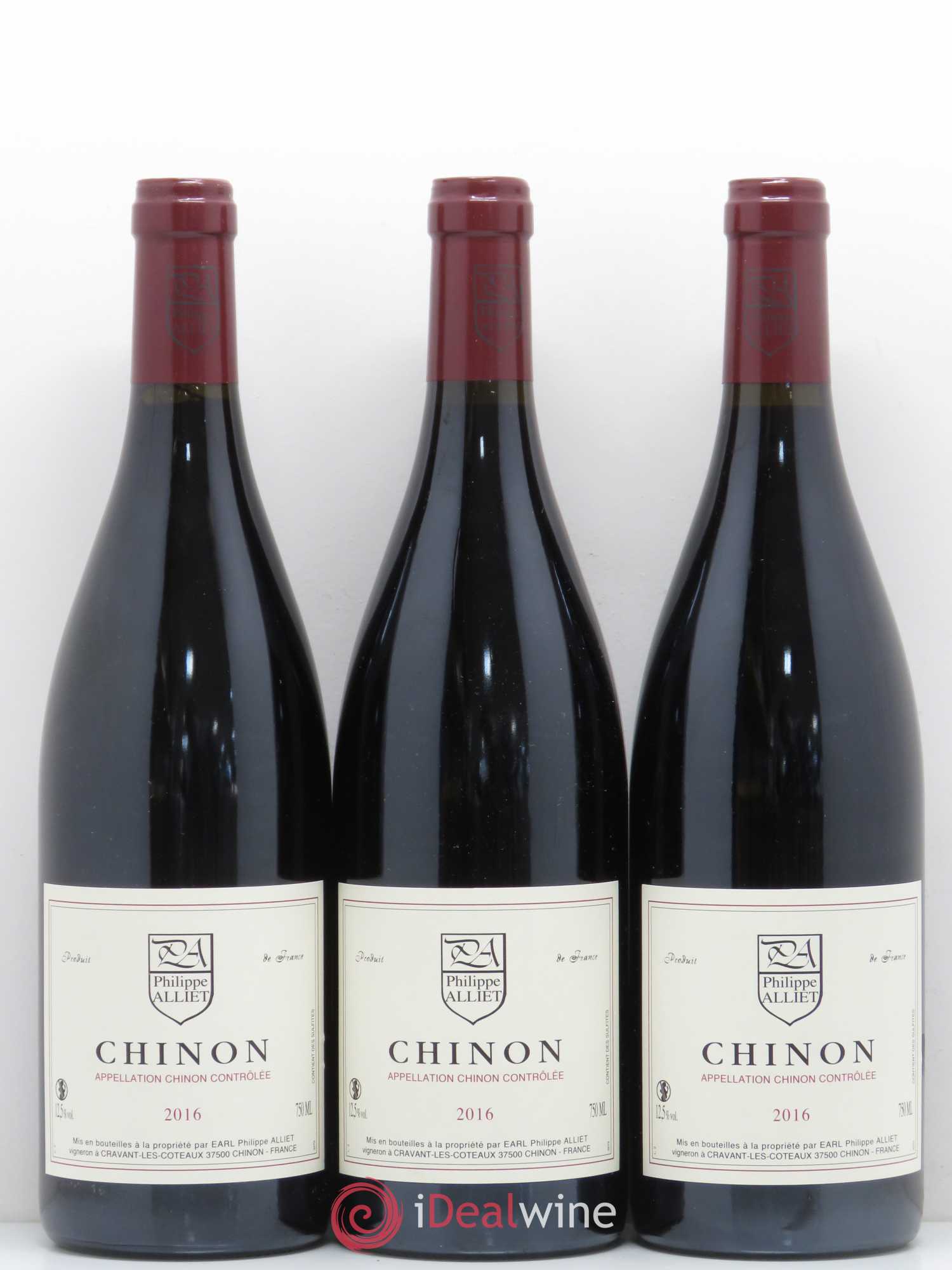 Chinon Philippe Alliet Tradition 2016 - Lot de 3 bouteilles - 0