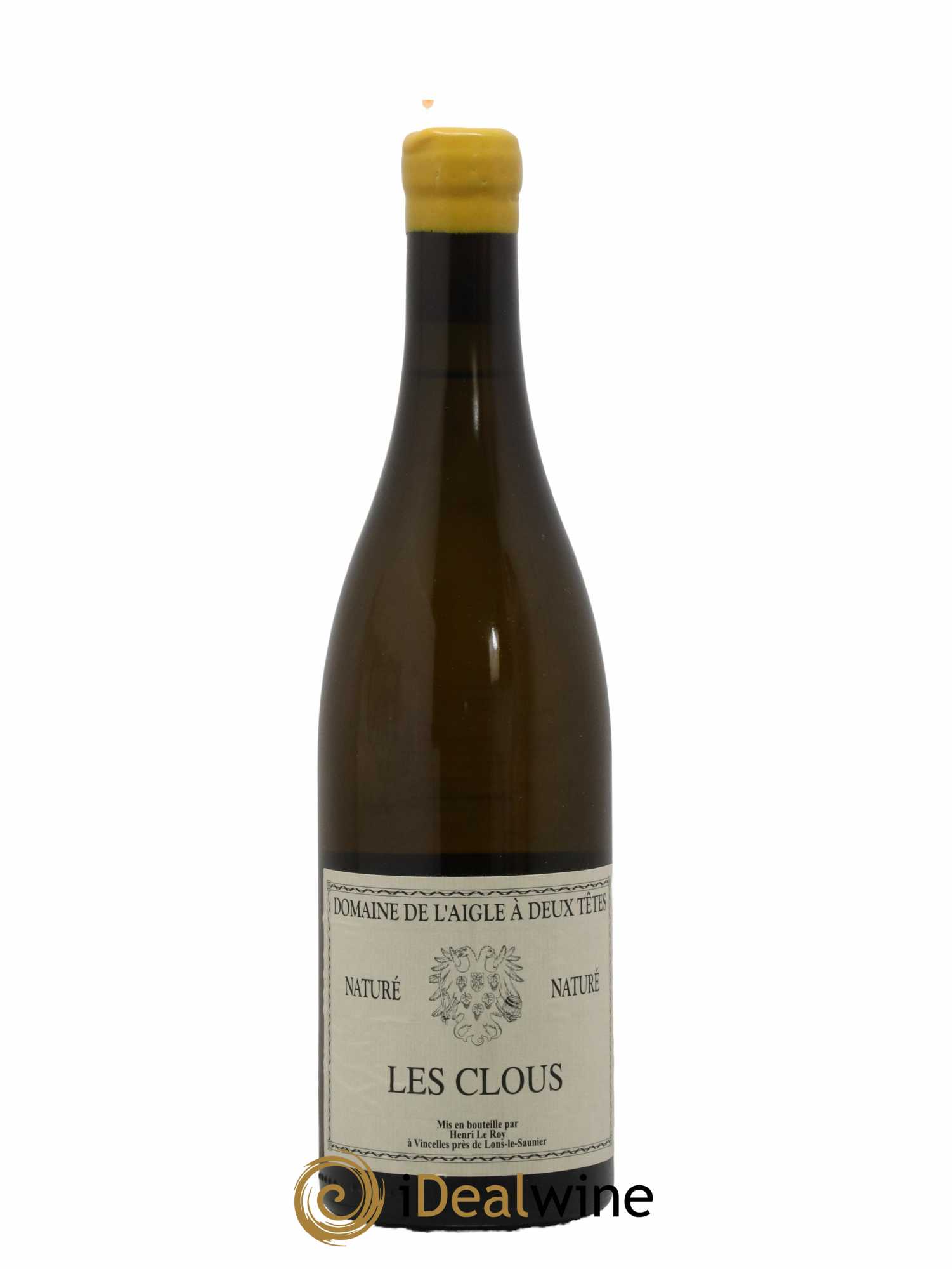 Côtes du Jura Nature Les Clous Domaine De L'Aigle À Deux Têtes 2019 - Lot de 1 bouteille - 0