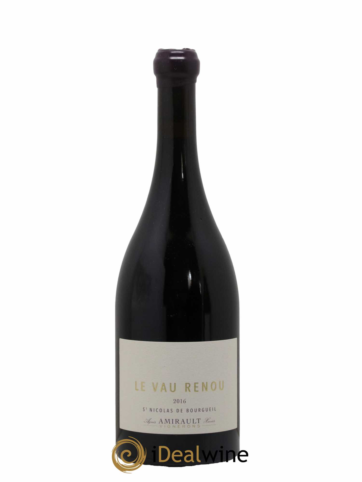 Saint-Nicolas de Bourgueil Le Vau Renou Agnès et Xavier Amirault 2016 - Lot de 1 bouteille - 0