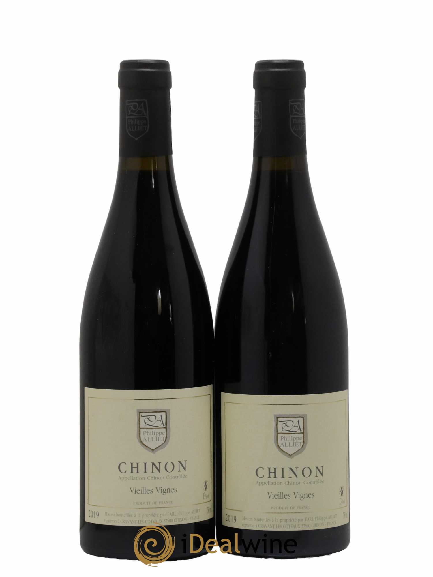 Chinon Vieilles Vignes Philippe Alliet 2019 - Lot de 2 bouteilles - 0