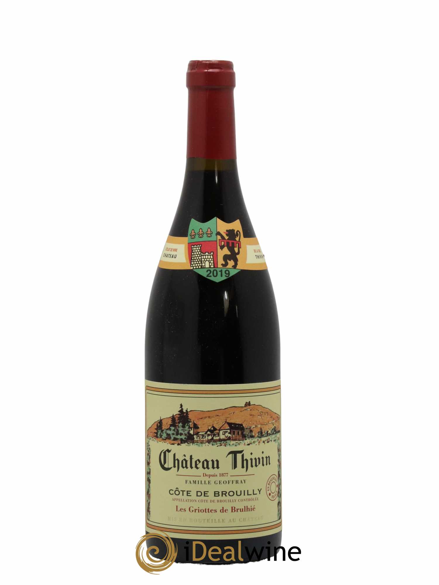Côte de Brouilly Les Griottes de Brulhié Château Thivin 2019 - Lot de 1 bouteille - 0