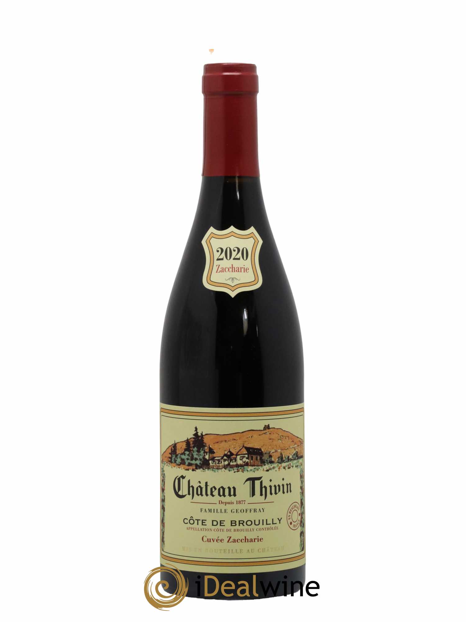 Côte de Brouilly Cuvée Zaccharie Château Thivin 2020 - Lot de 1 bouteille - 0