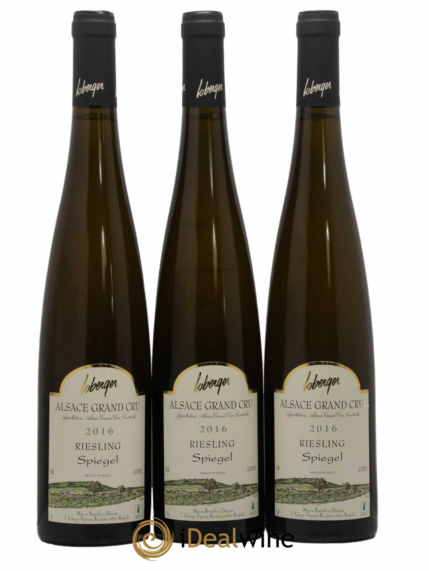 Alsace Grand Cru Loberger Spiegel 2016 - Lot de 3 bouteilles - 0