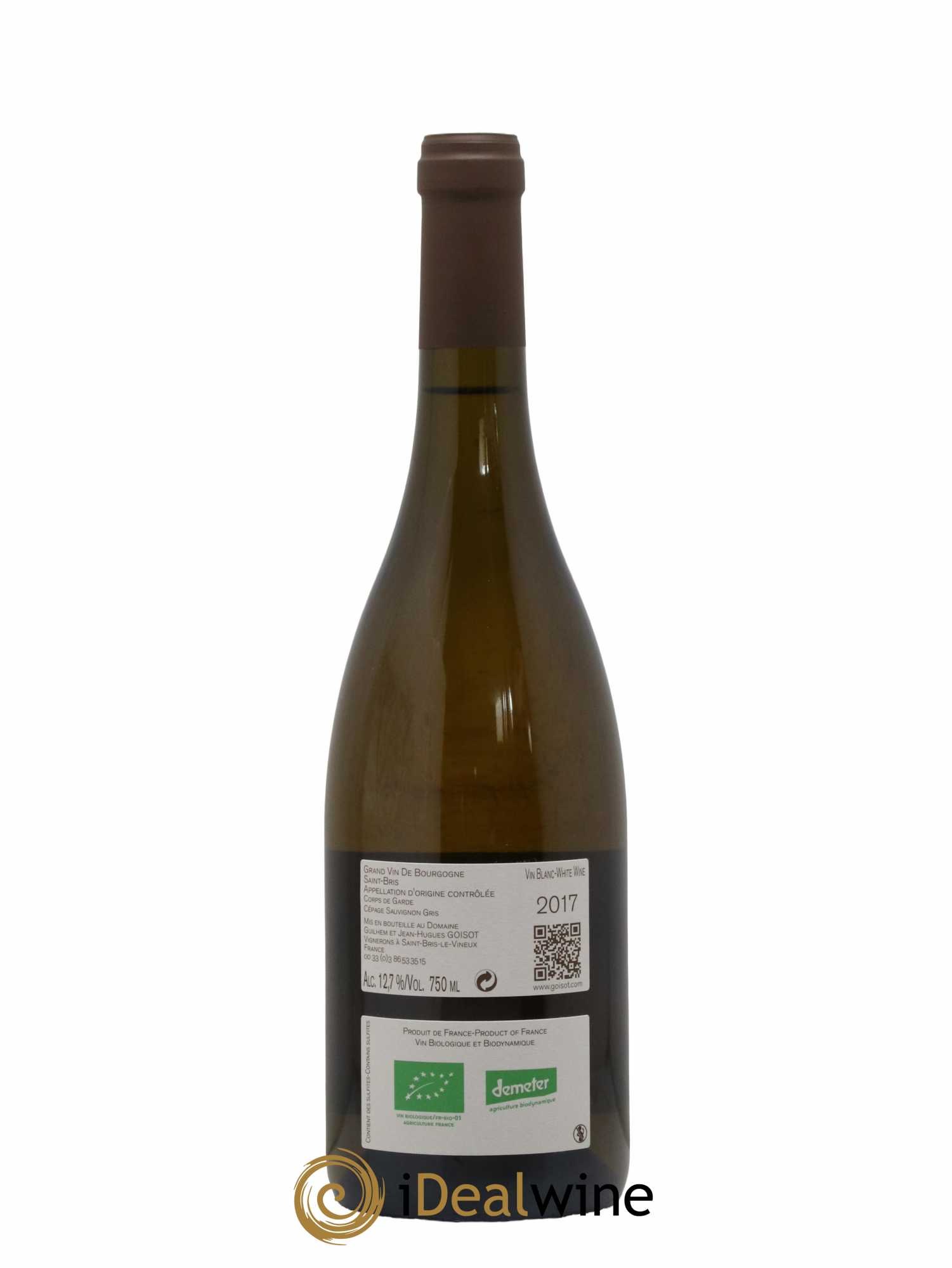 Saint-Bris Corps de Garde Goisot 2017 - Posten von 1 Flasche - 1