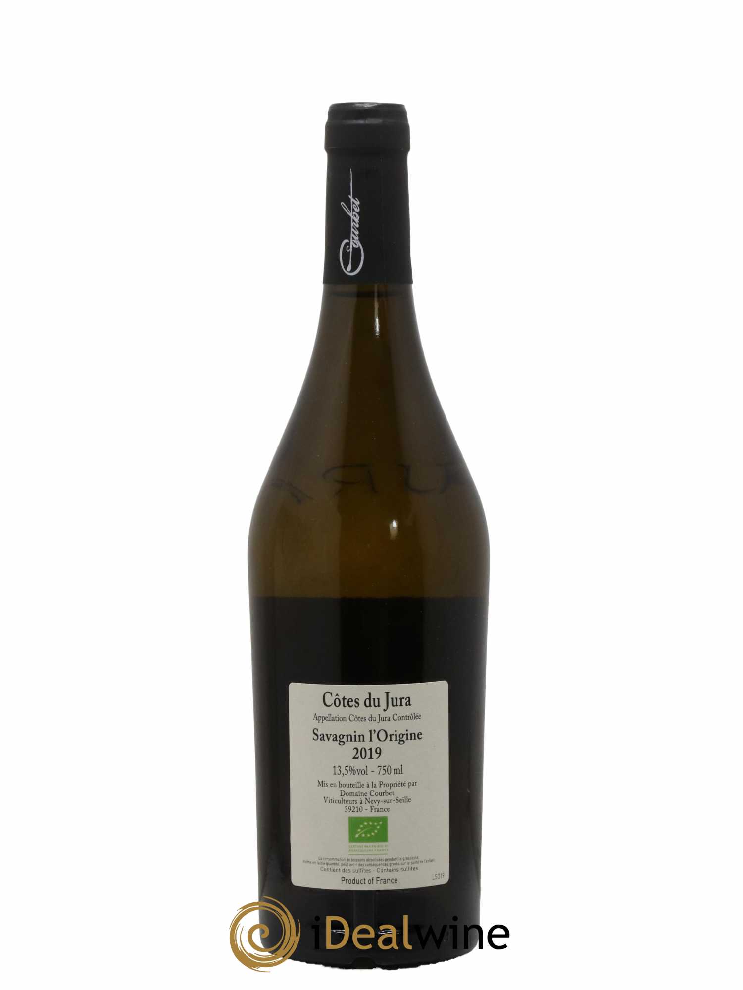 Côtes du Jura L'Origine Domaine Courbet 2019 - Lot de 1 bouteille - 1