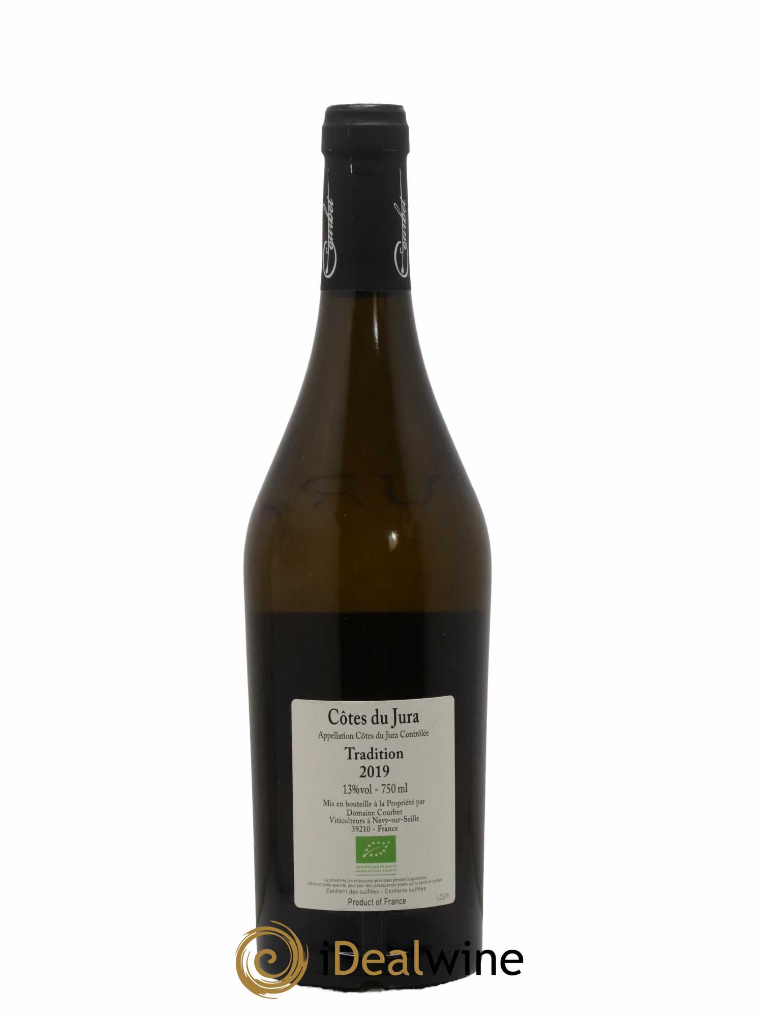 Côtes du Jura Tradition Domaine Courbet 2019 - Lot de 1 bouteille - 1
