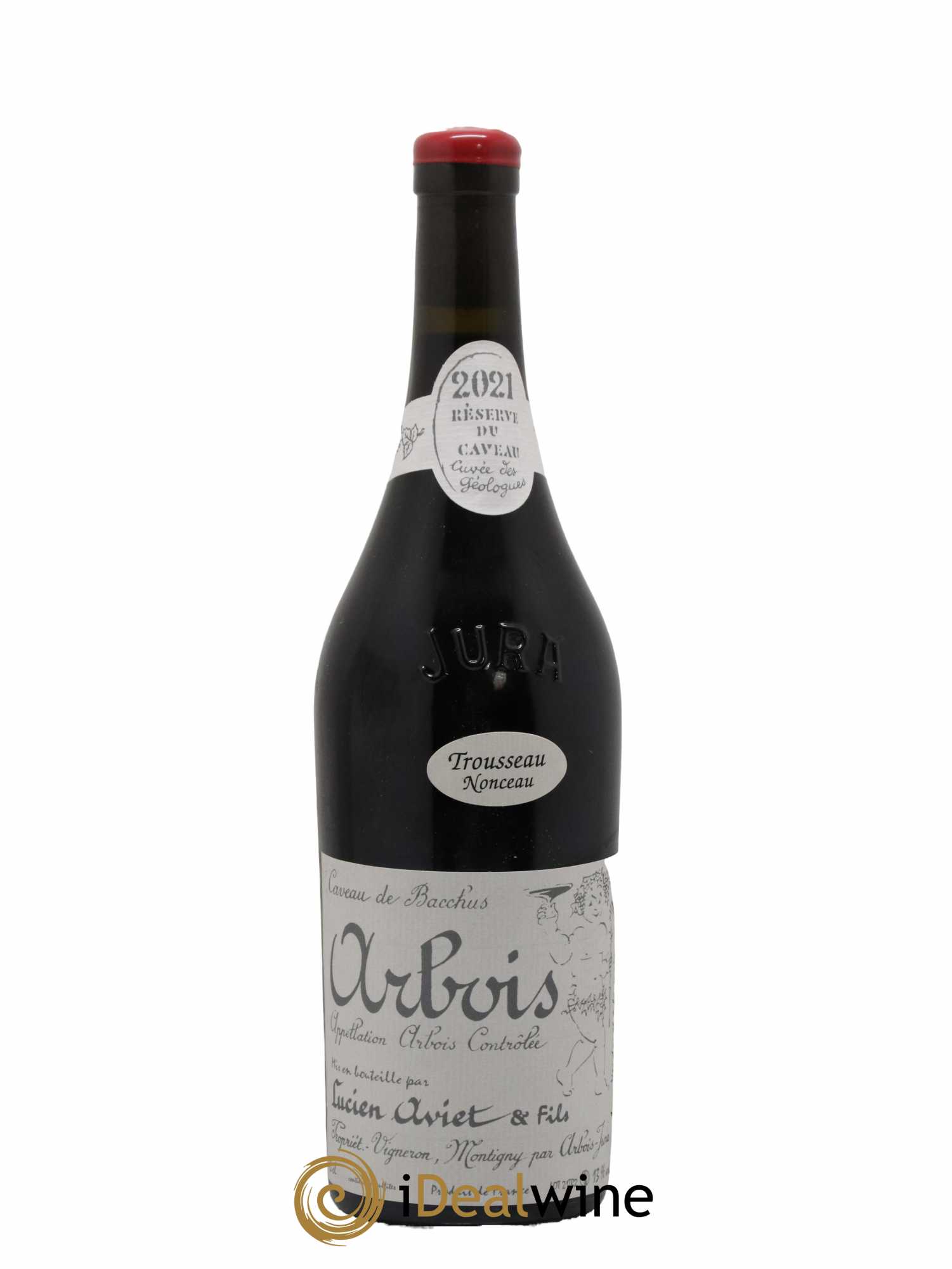 Arbois Cuvée des Géologues Trousseau Nonceau Lucien Aviet & Fils 2021 - Lot de 1 bouteille - 0