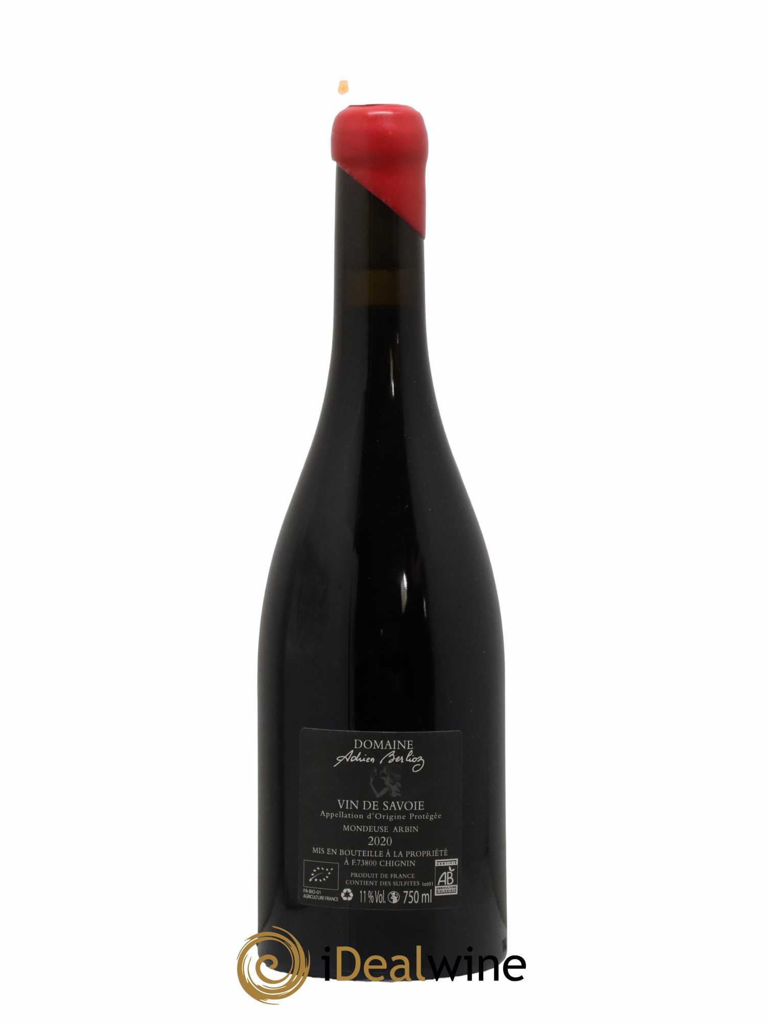 Vin de Savoie Mondeuse Marie-Clotilde Adrien Berlioz 2020 - Lot de 1 bouteille - 1