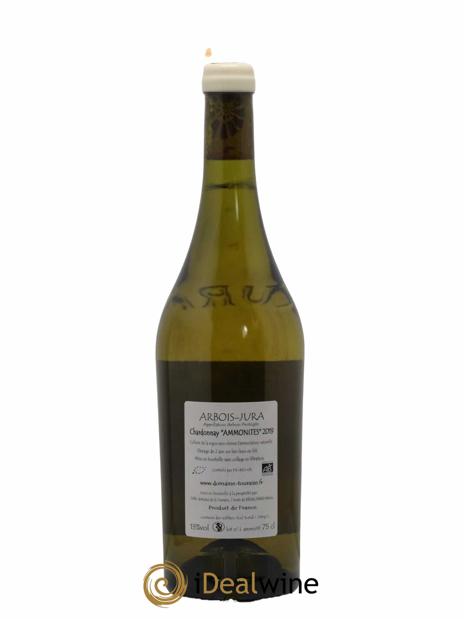 Arbois Chardonnay Ammonites Domaine de la Touraize  2019 - Lot de 1 bouteille - 1