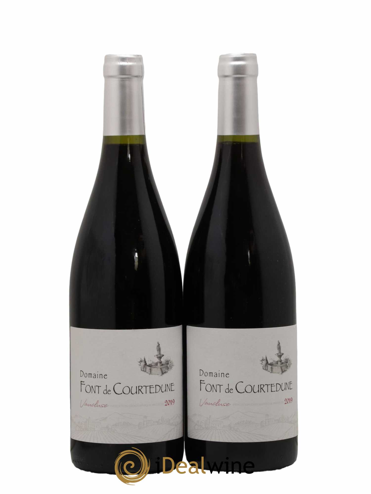 Vaucluse Domaine Font de Courtedune 2019 - Lot de 2 bouteilles - 0
