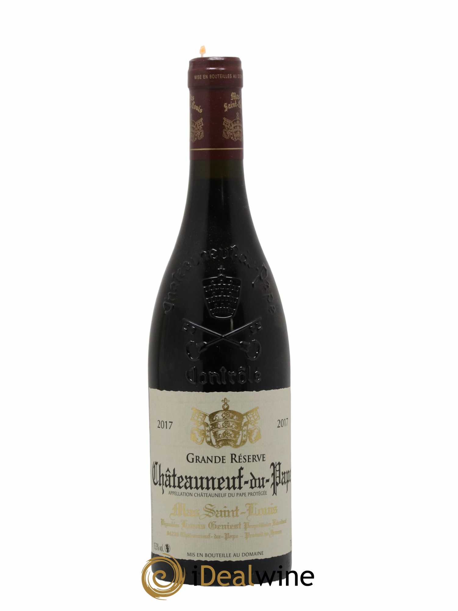 Châteauneuf-du-Pape Grande Réserve Mas Saint-Louis 2017 - Lot de 1 bouteille - 0