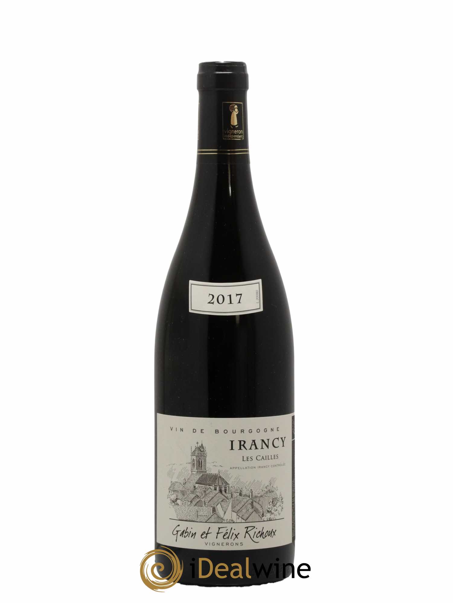 Irancy Les Cailles Gabin et Félix Richoux 2017 - Lot de 1 bouteille - 0