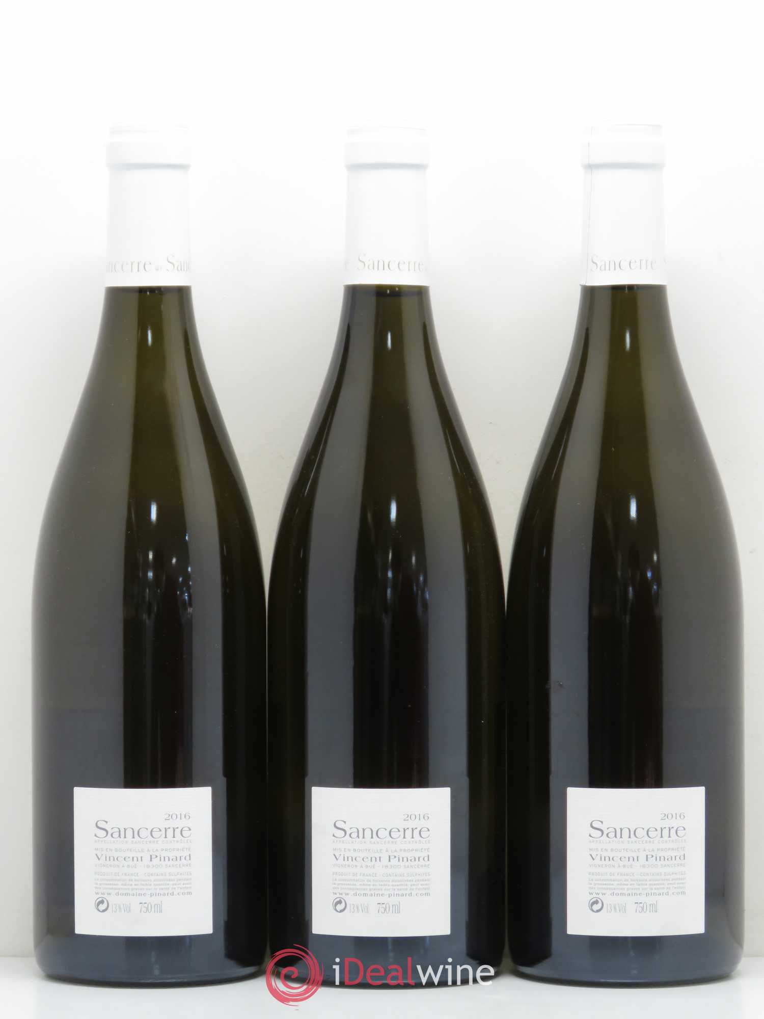 Sancerre Nuance Vincent Pinard 2016 - Lot de 3 bouteilles - 1