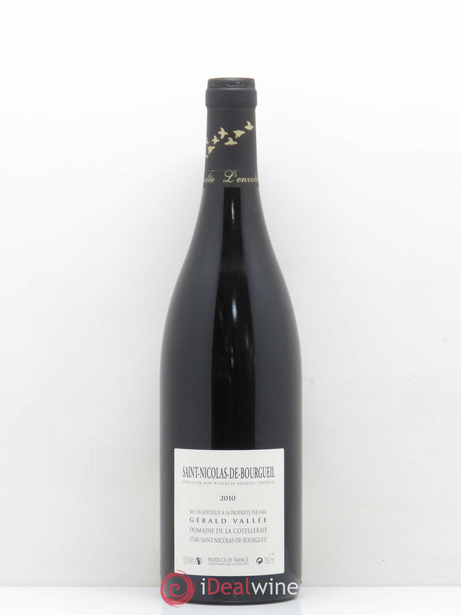 Saint-Nicolas de Bourgueil L'Envolée Domaine La Cotelleraie 2010 - Posten von 1 Flasche - 1