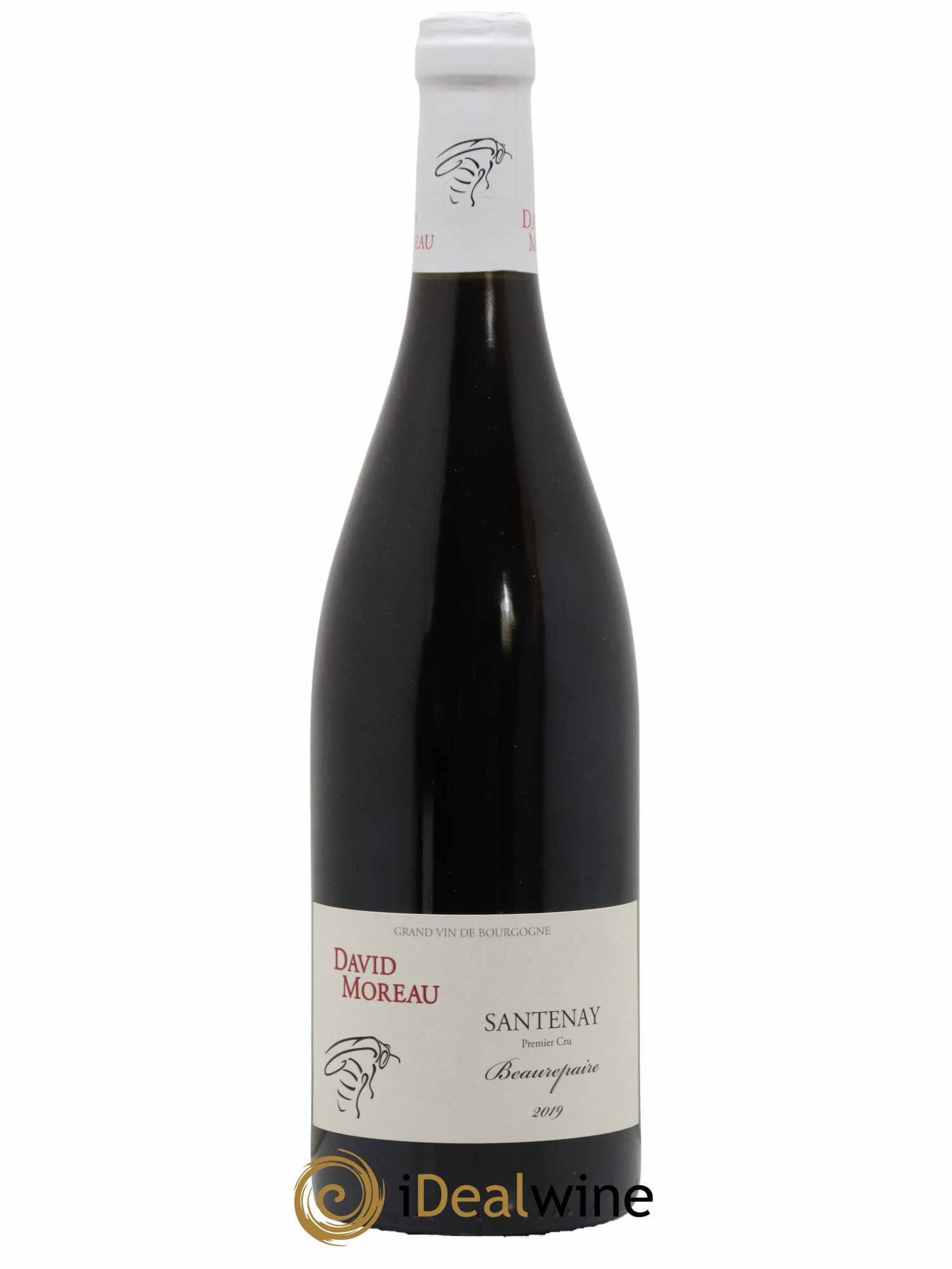 Santenay 1er Cru Beaurepaire David Moreau 2019 - Lot de 1 bouteille - 0