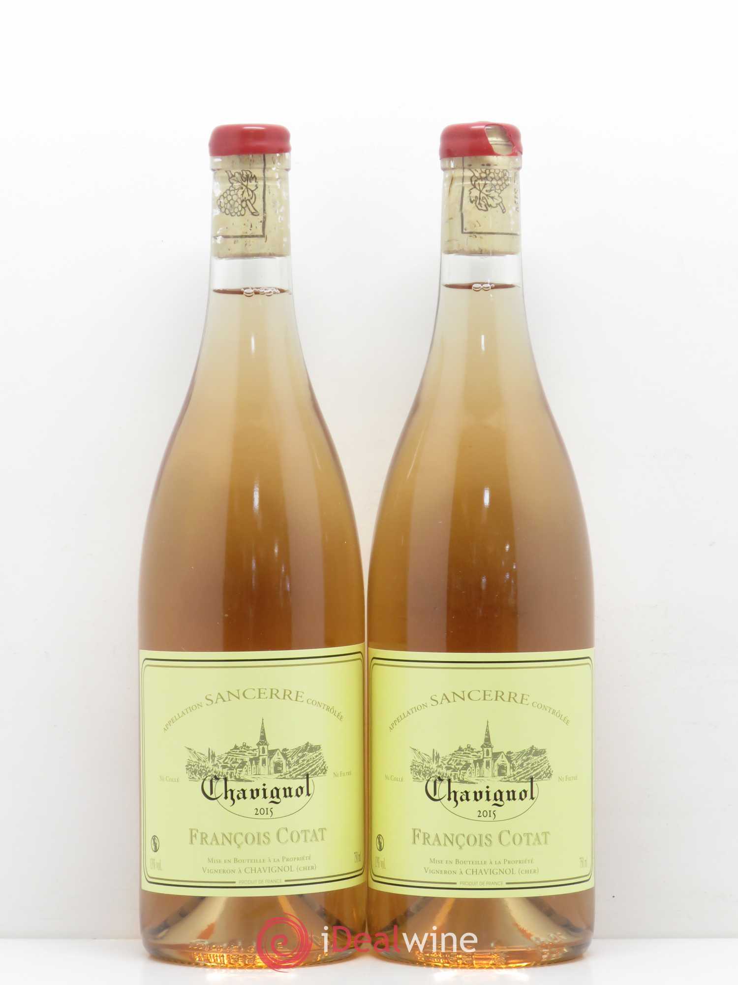 Sancerre François Cotat Chavignol 2015 - Lot de 2 bouteilles - 0