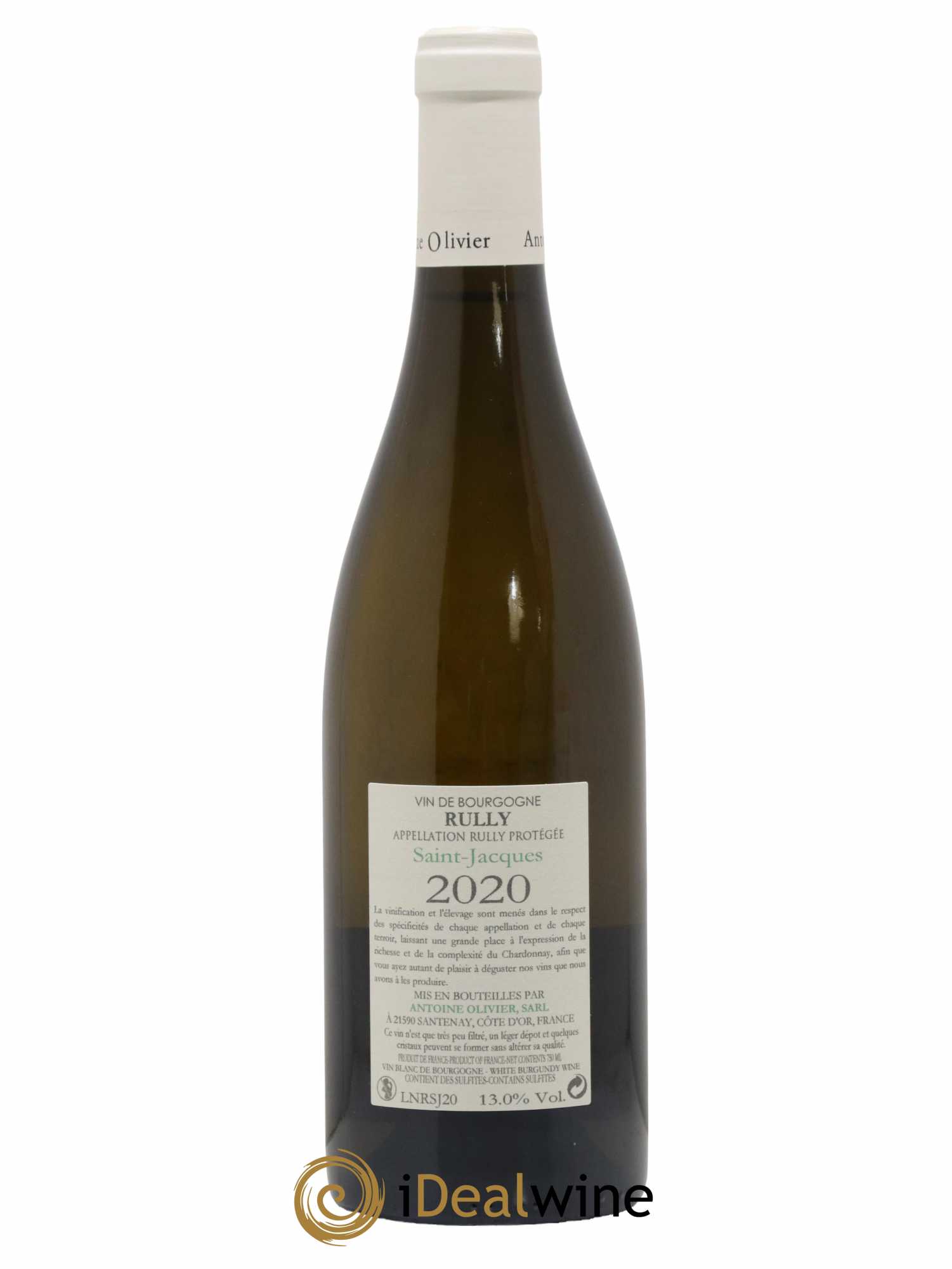 Rully Rully Saint Jacques Domaine Antoine Olivier 2020 - Lotto di 1 bottiglia - 1