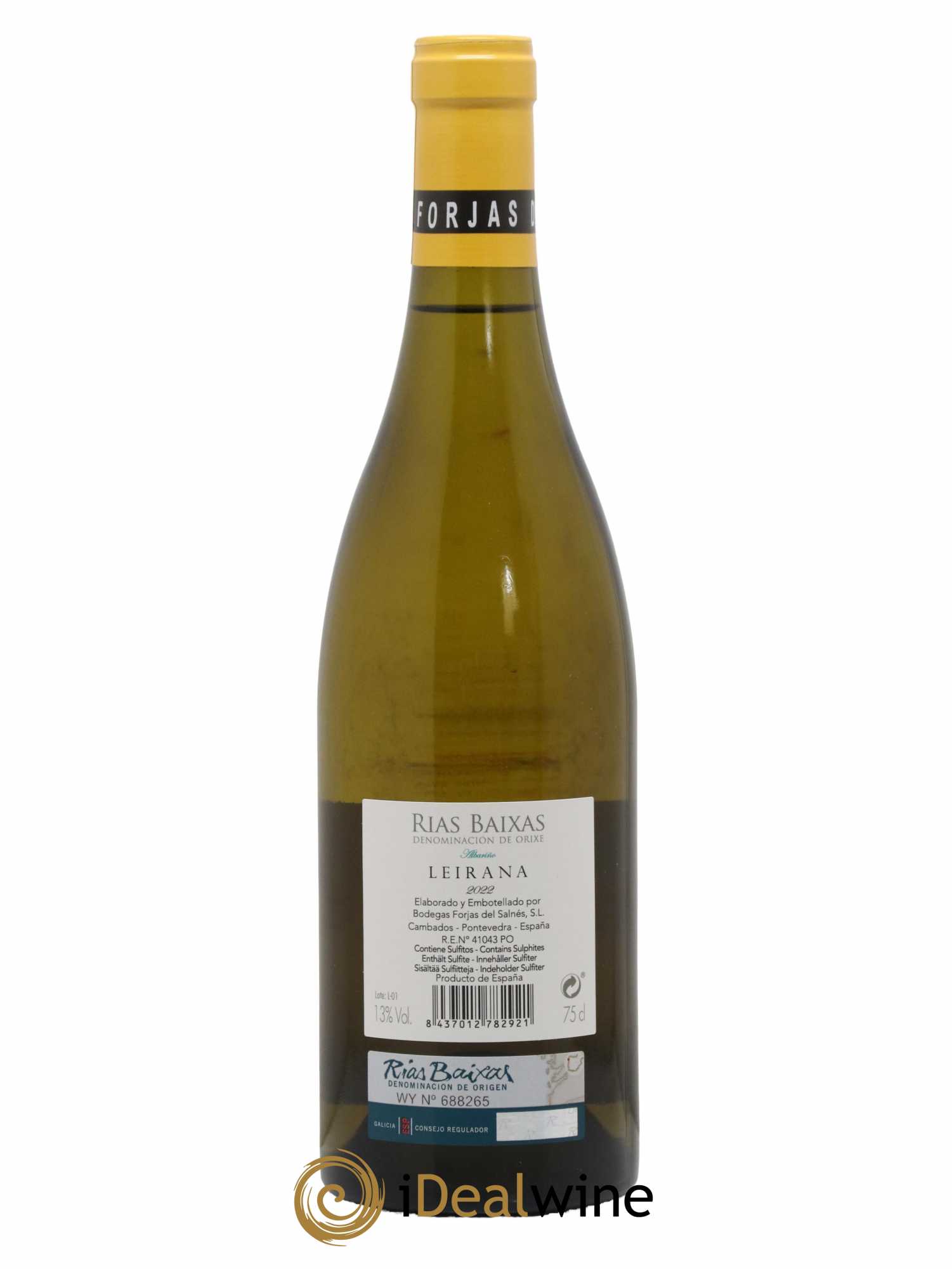 Rias Baixas Albariño Leirana Forjas Del Salnes 2022 - Lot de 1 bouteille - 1
