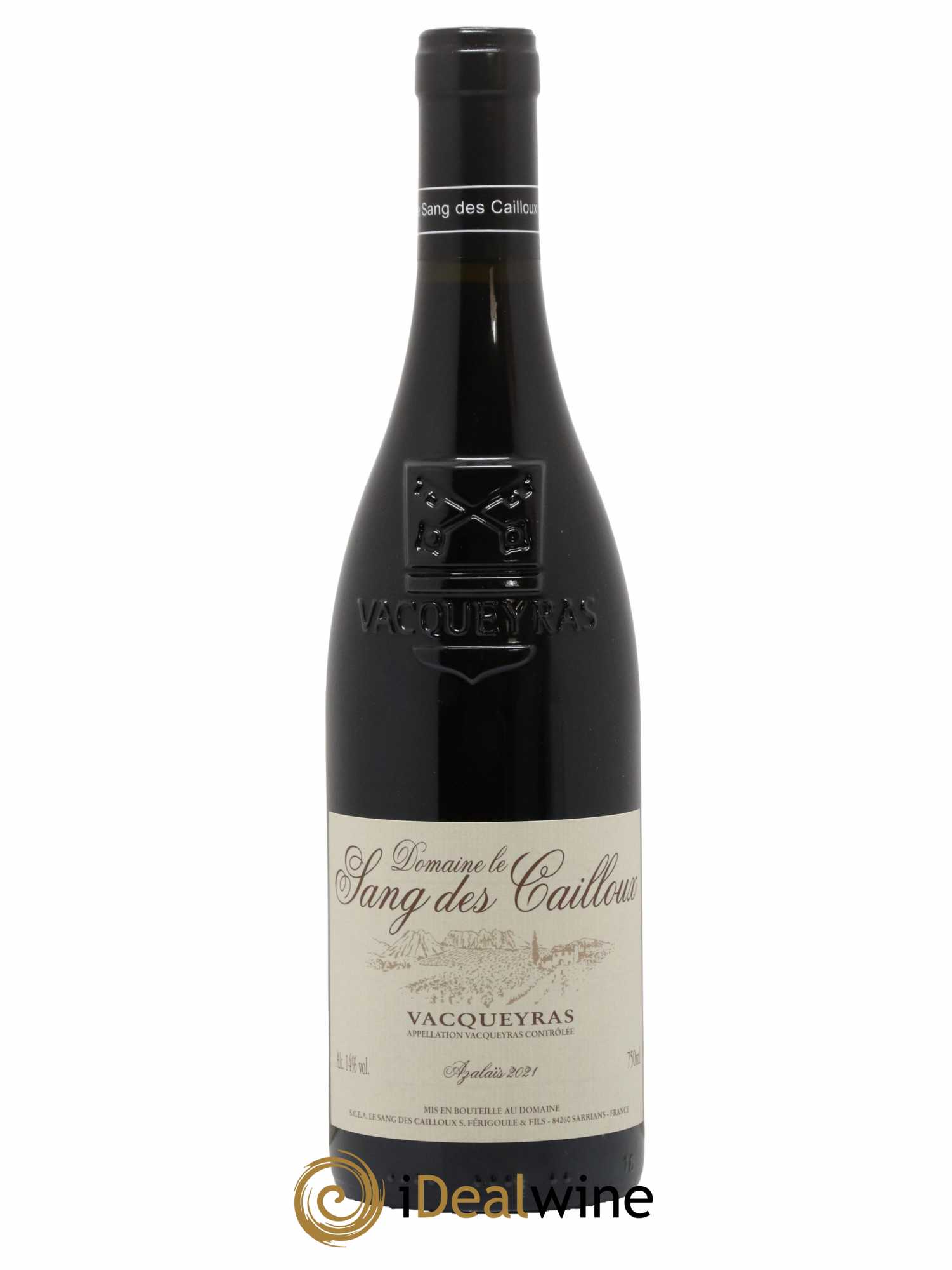 Vacqueyras Azalaïs Le Sang des Cailloux 2021 - Lot de 1 bouteille - 0