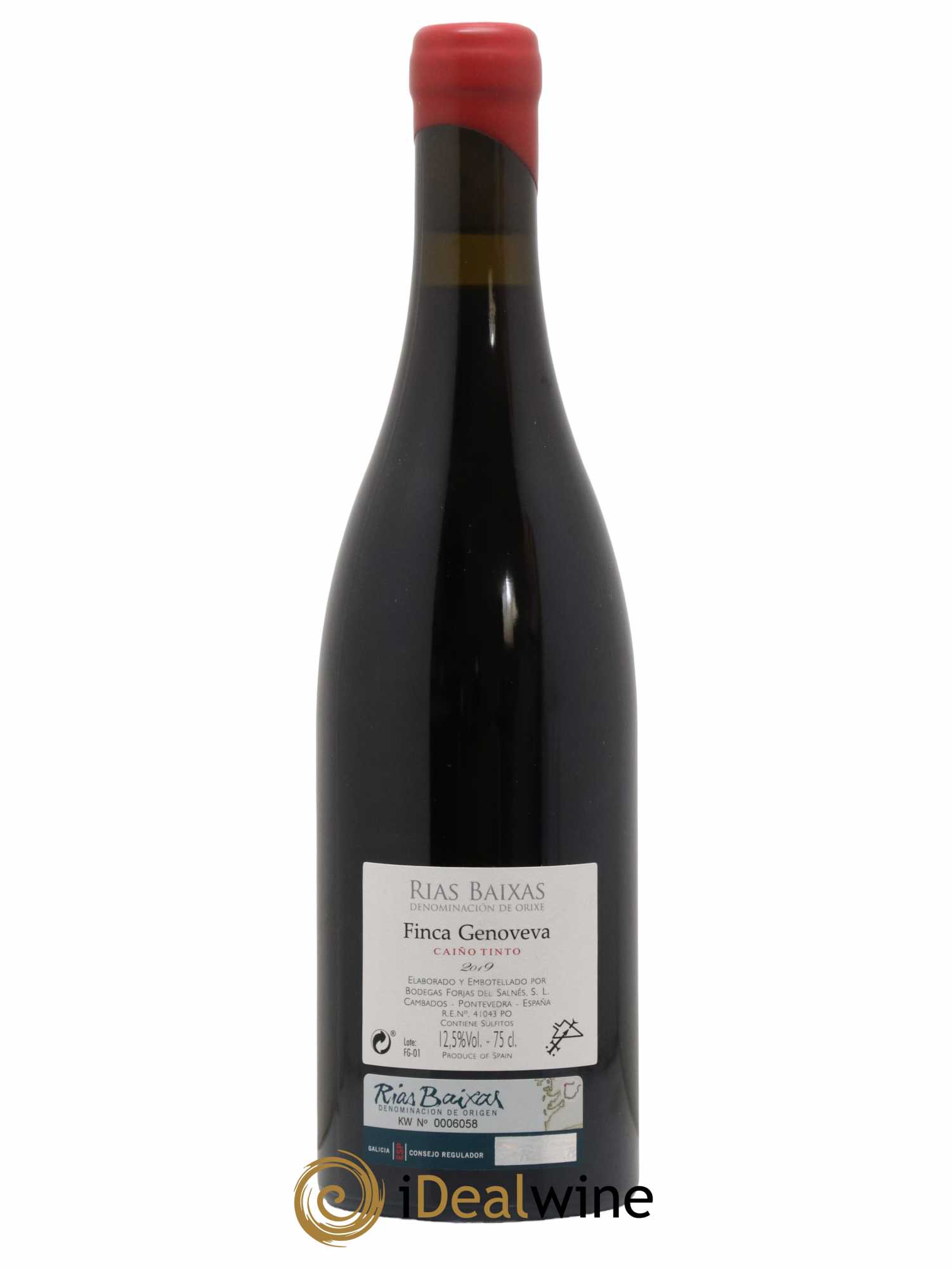 Espagne Rias Baixas Finca Genoveva Caiño Tinto Forjas del Salnés 2019 - Lot de 1 bouteille - 1