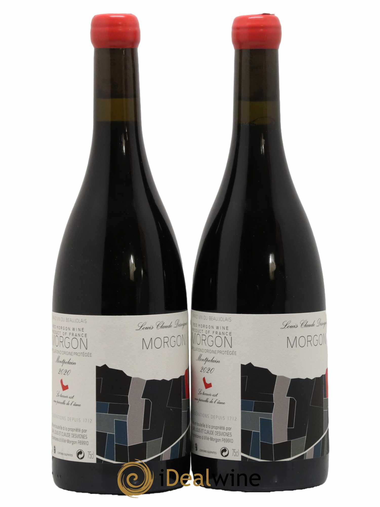 Morgon Montpelain Louis-Claude Desvignes 2020 - Lot de 2 bouteilles - 0
