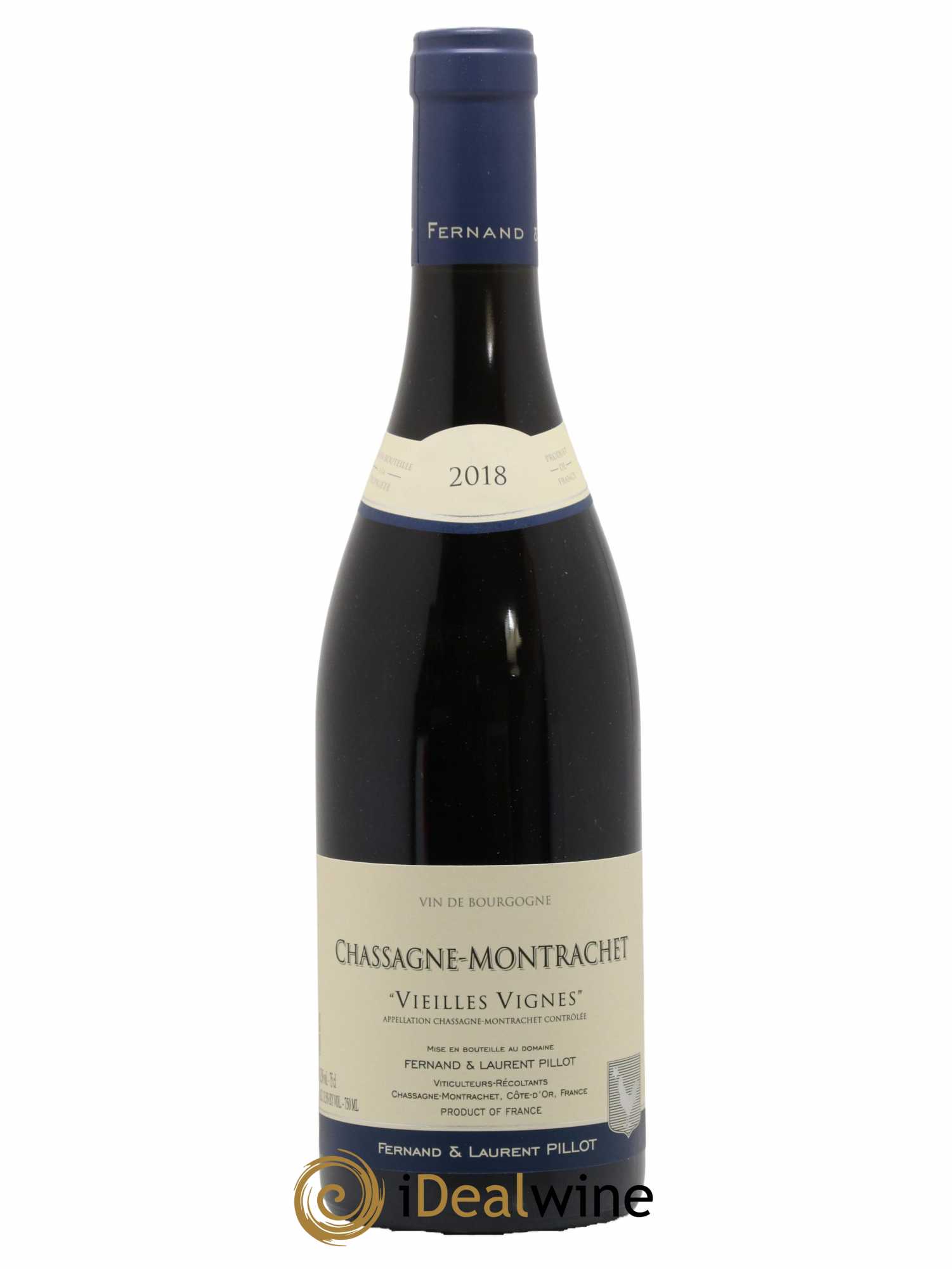 Chassagne-Montrachet Vieilles Vignes Fernand Et Laurent Pillot 2018 - Lot de 1 bouteille - 0