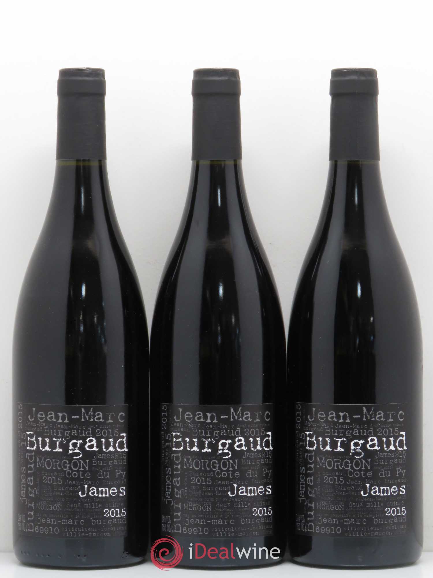 Morgon Côte du Py James Jean-Marc Burgaud (Domaine) 2015 - Lot de 3 bouteilles - 0