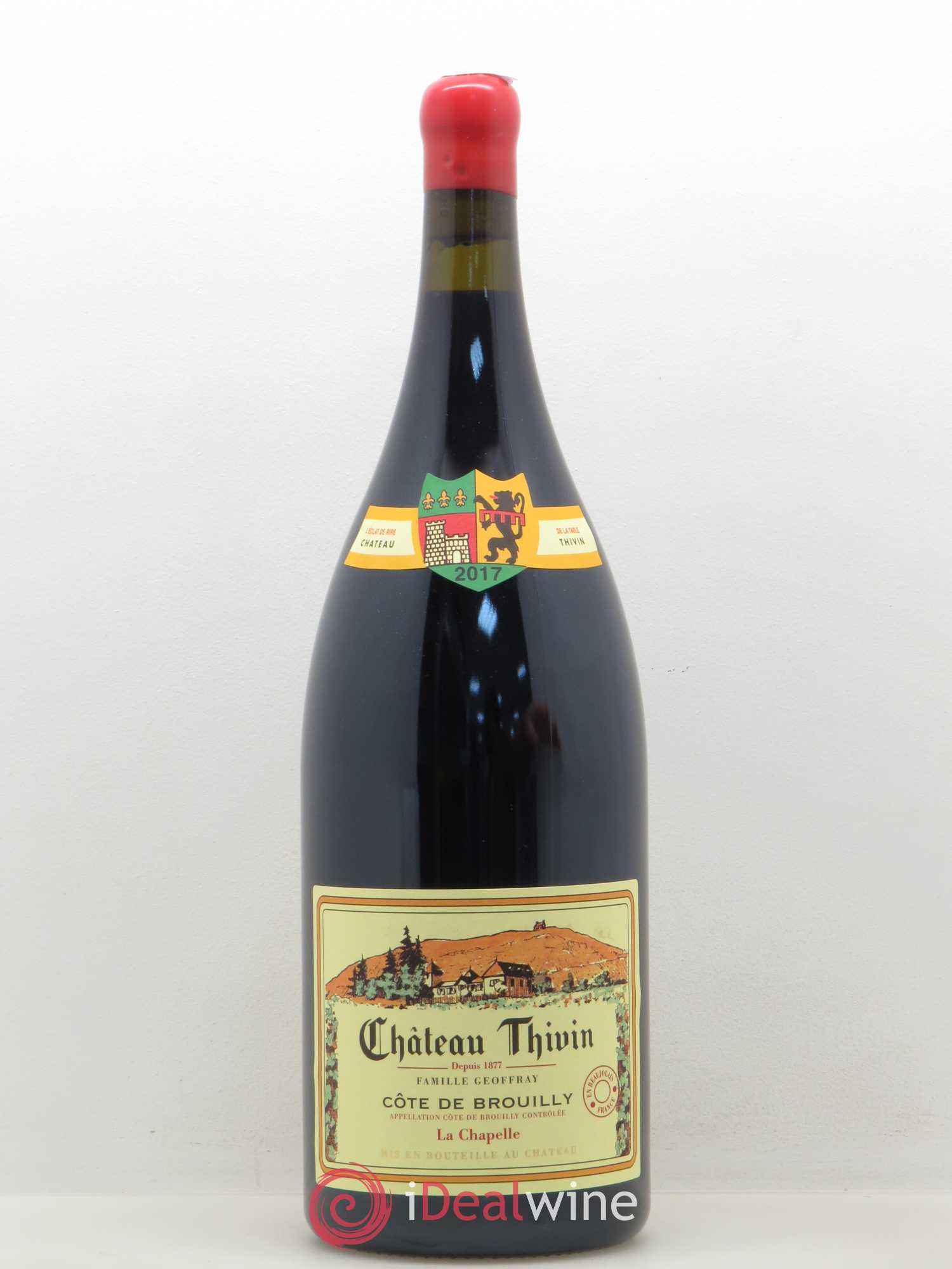 Côte de Brouilly Cuvée La Chapelle Château Thivin (sans prix de réserve) 2017 - Lot de 1 magnum - 0