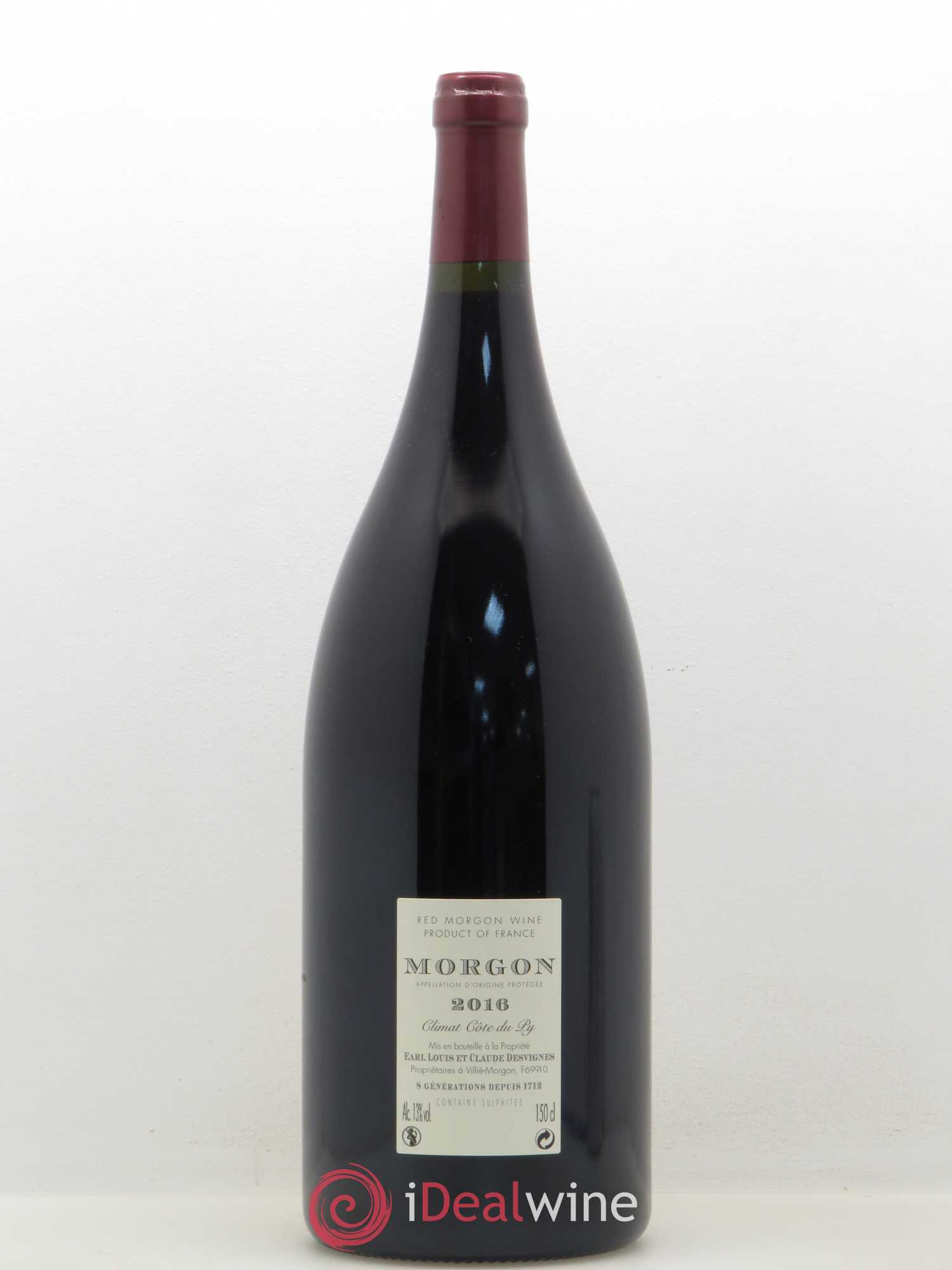 Morgon Côte de Py Javernières Louis-Claude Desvignes 2016 - Lot de 1 magnum - 1