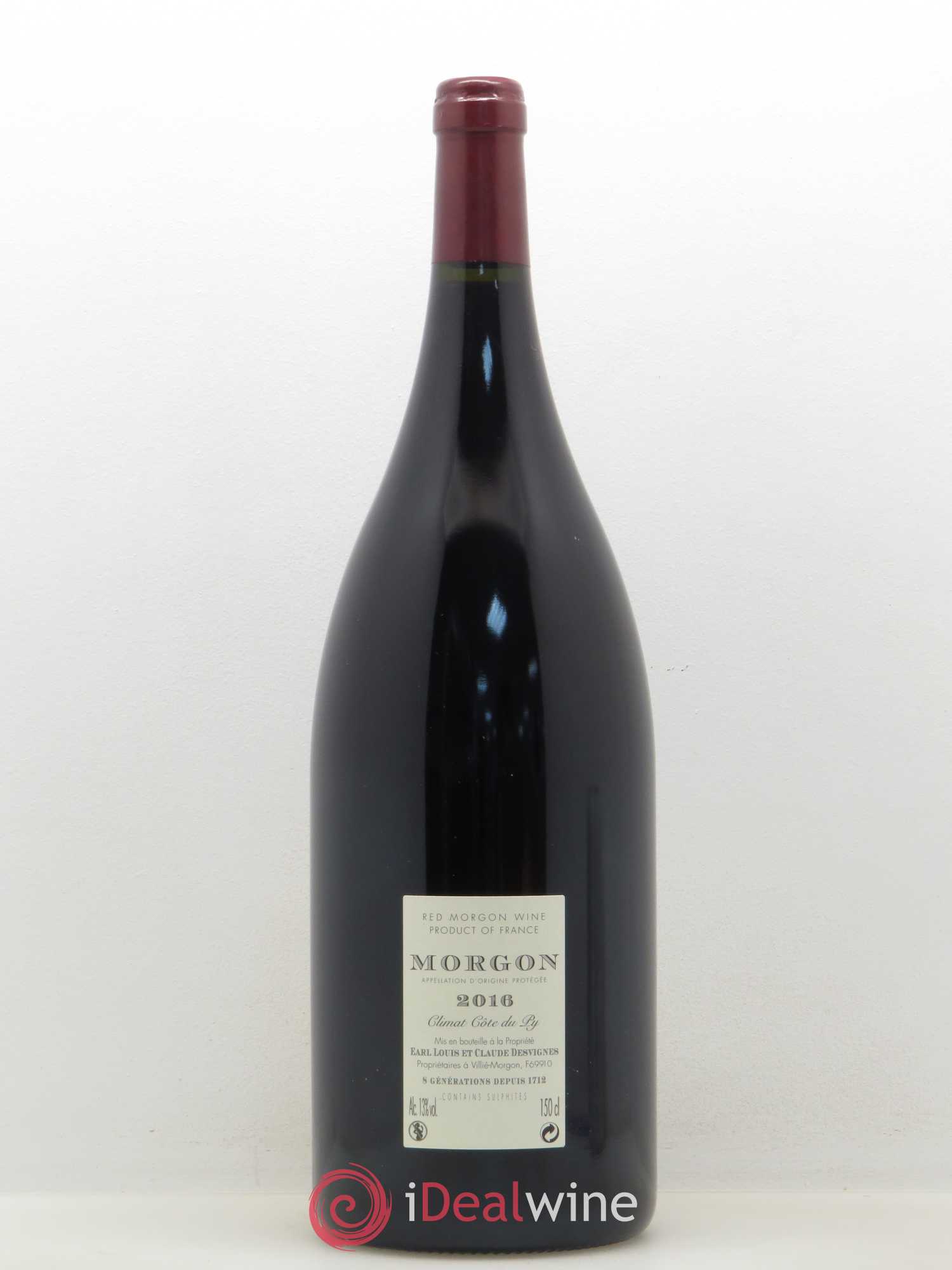 Morgon Côte du Py Louis-Claude Desvignes 2016 - Lot de 1 magnum - 1