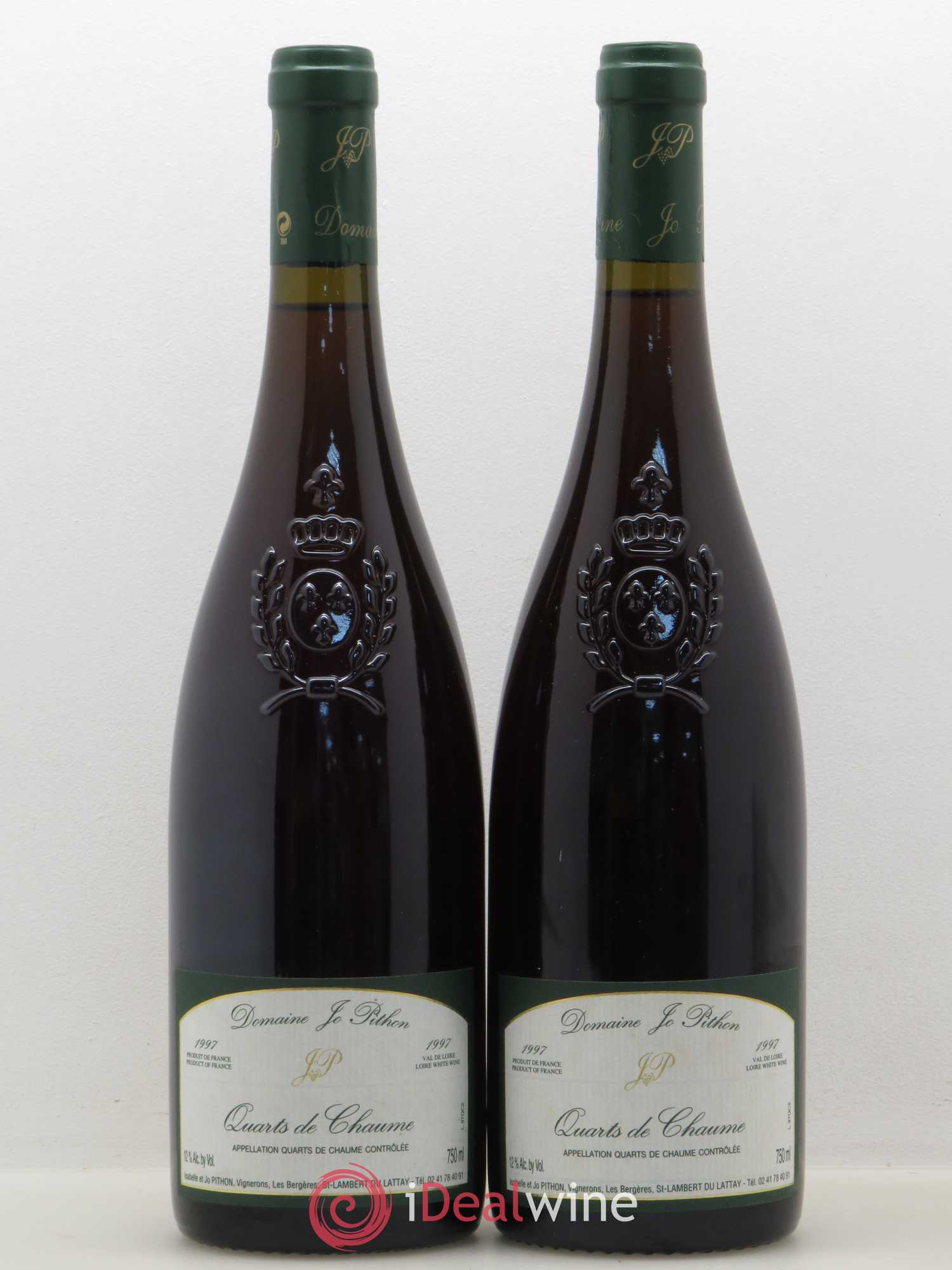 Quarts de Chaume Domaine Jo Pithon (sans prix de réserve) 1997 - Lotto di 2 bottiglie - 0