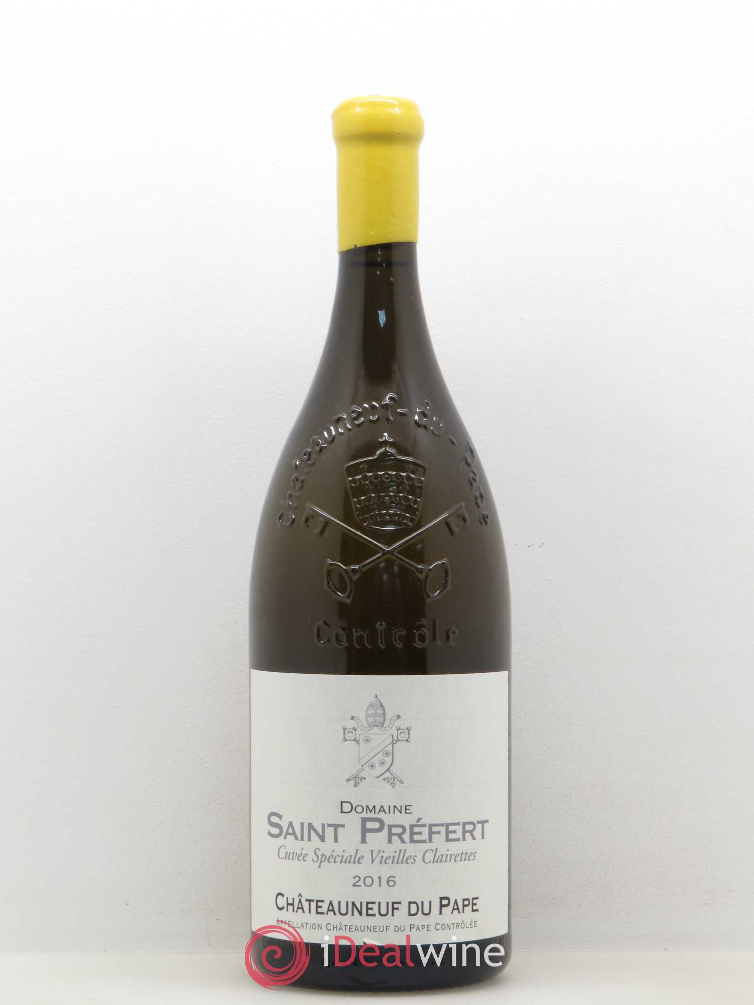 Châteauneuf-du-Pape Domaine de Saint Préfert Vieilles Clairettes 2016 - Posten von 1 Magnum - 0