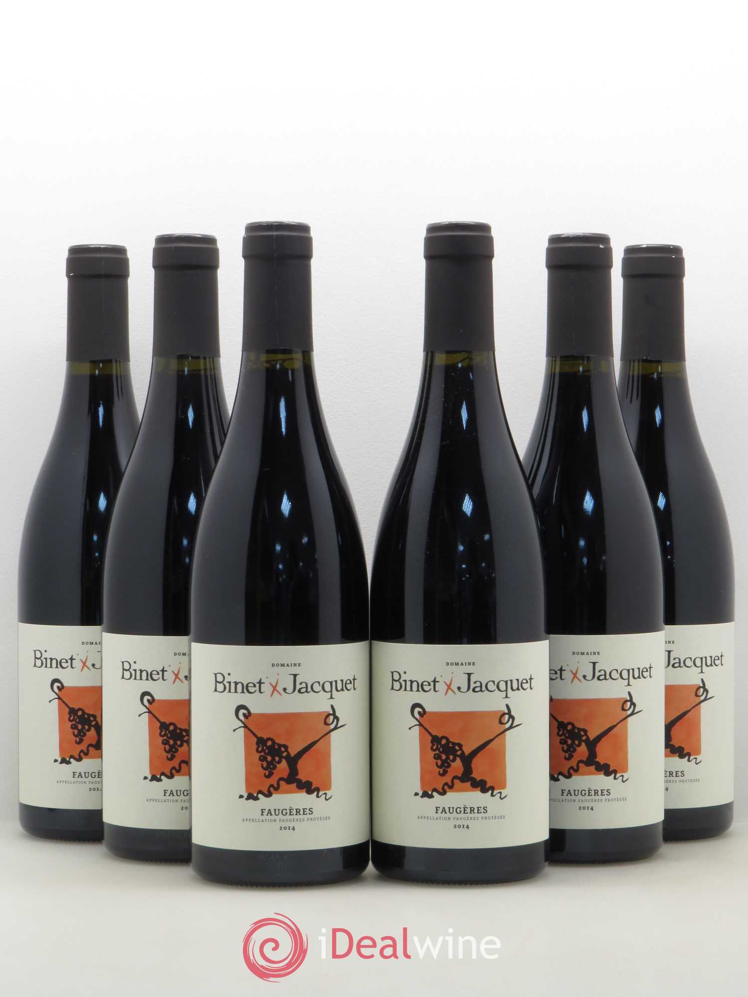 Faugères Domaine Binet Jacquet Tradition (sans prix de réserve) 2014 - Posten von 6 Flaschen - 0