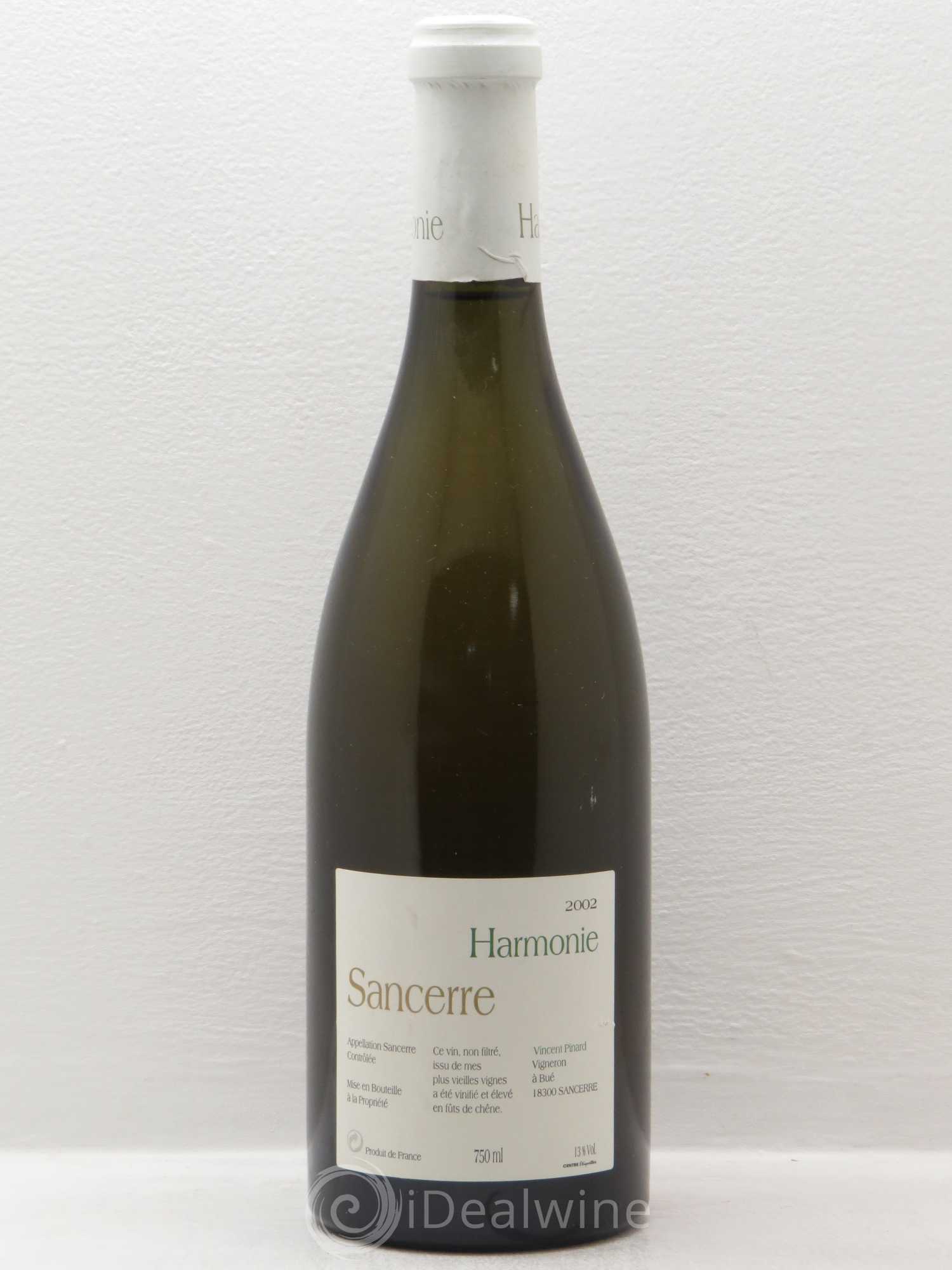 Sancerre Harmonie Vincent Pinard 2002 - Lot de 1 bouteille - 0