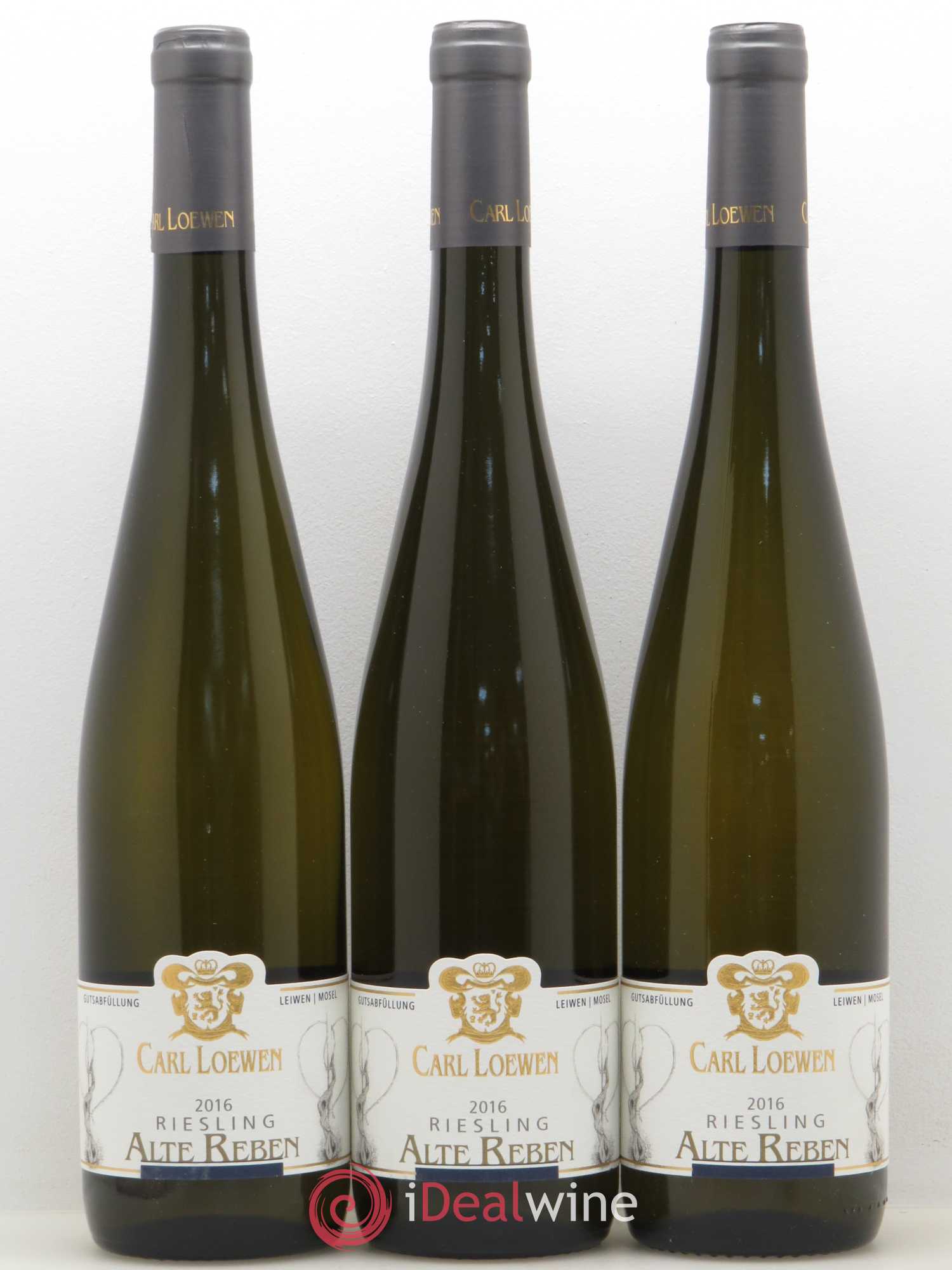 Riesling Mosel Alte Reben Carl Loewen (sans prix de réserve) 2016 - Lotto di 3 bottiglie - 0