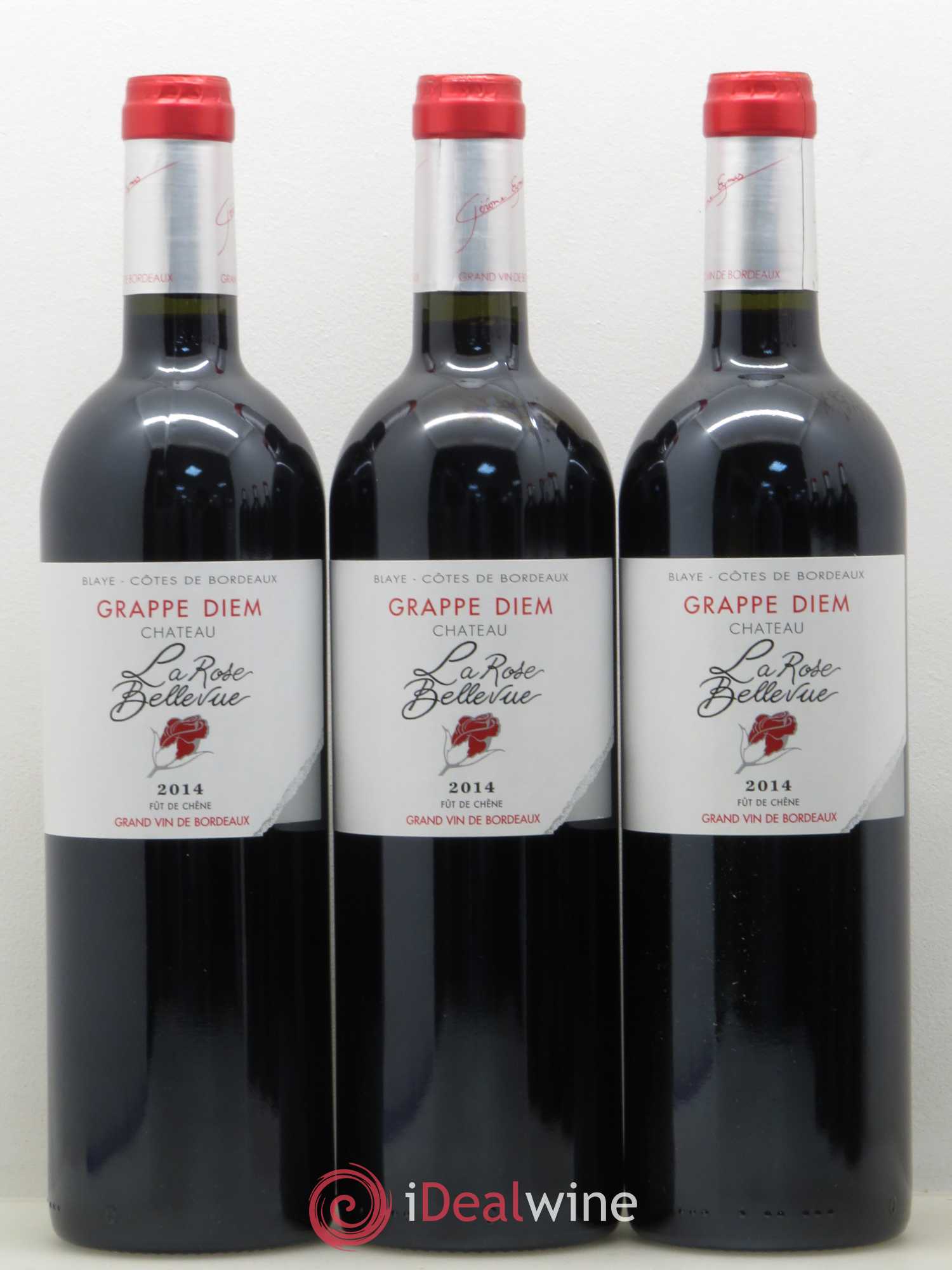 Premières-Côtes-de-Blaye (Blaye-Côtes-de-Bordeaux) Château La Rose Bellevue (sans prix de réserve) 2014 - Lot de 6 bouteilles - 2