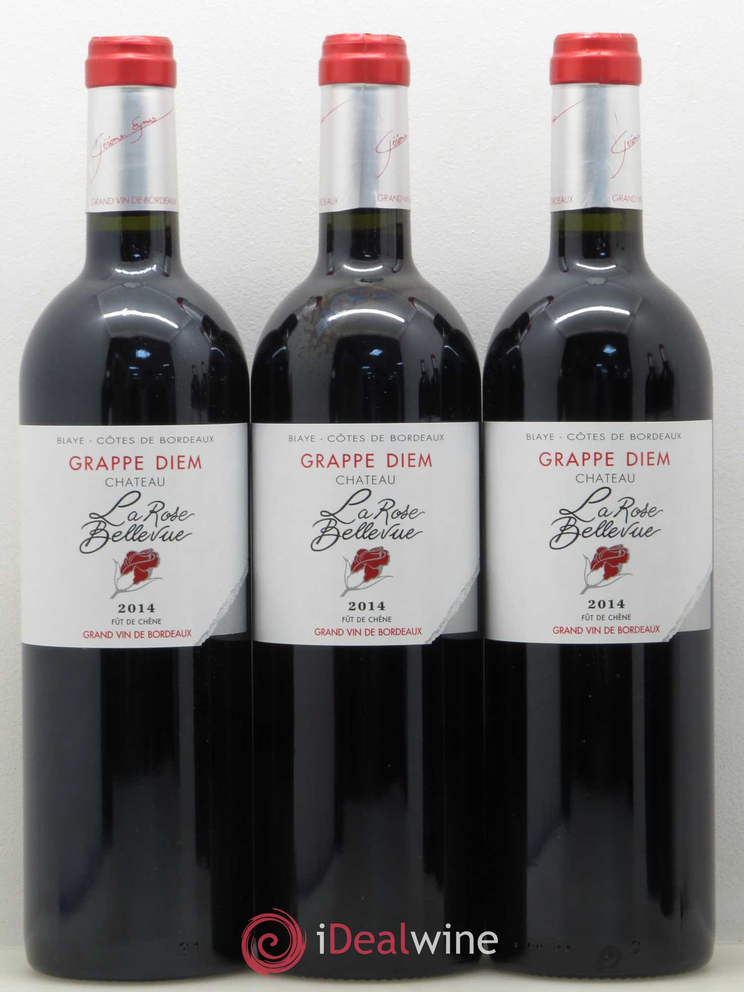 Premières-Côtes-de-Blaye (Blaye-Côtes-de-Bordeaux) Château La Rose Bellevue (sans prix de réserve) 2014 - Lotto di 6 bottiglie - 2