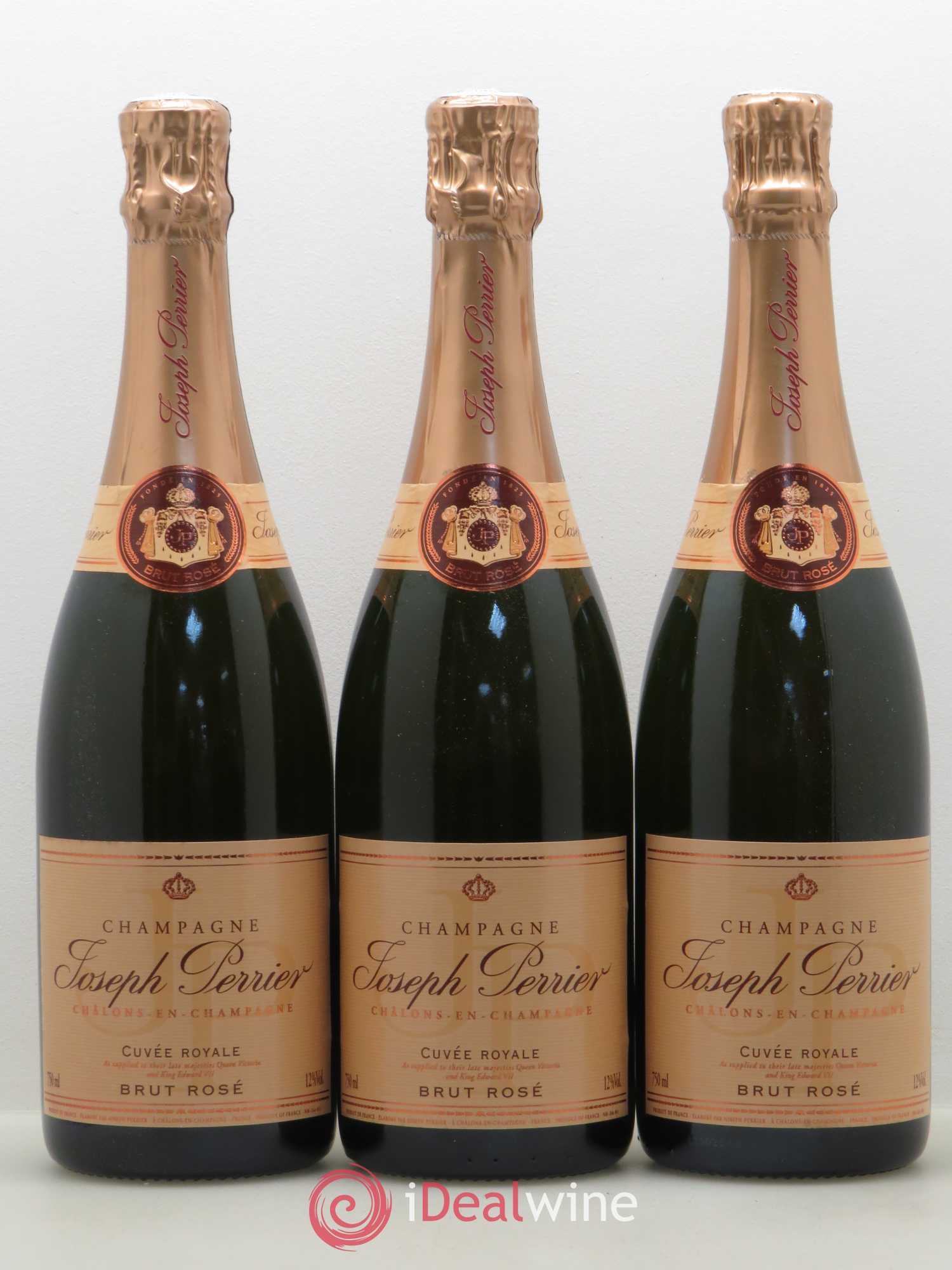 Champagne - Joseph Perrier Cuvée Royale - Lot de 3 bouteilles - 0