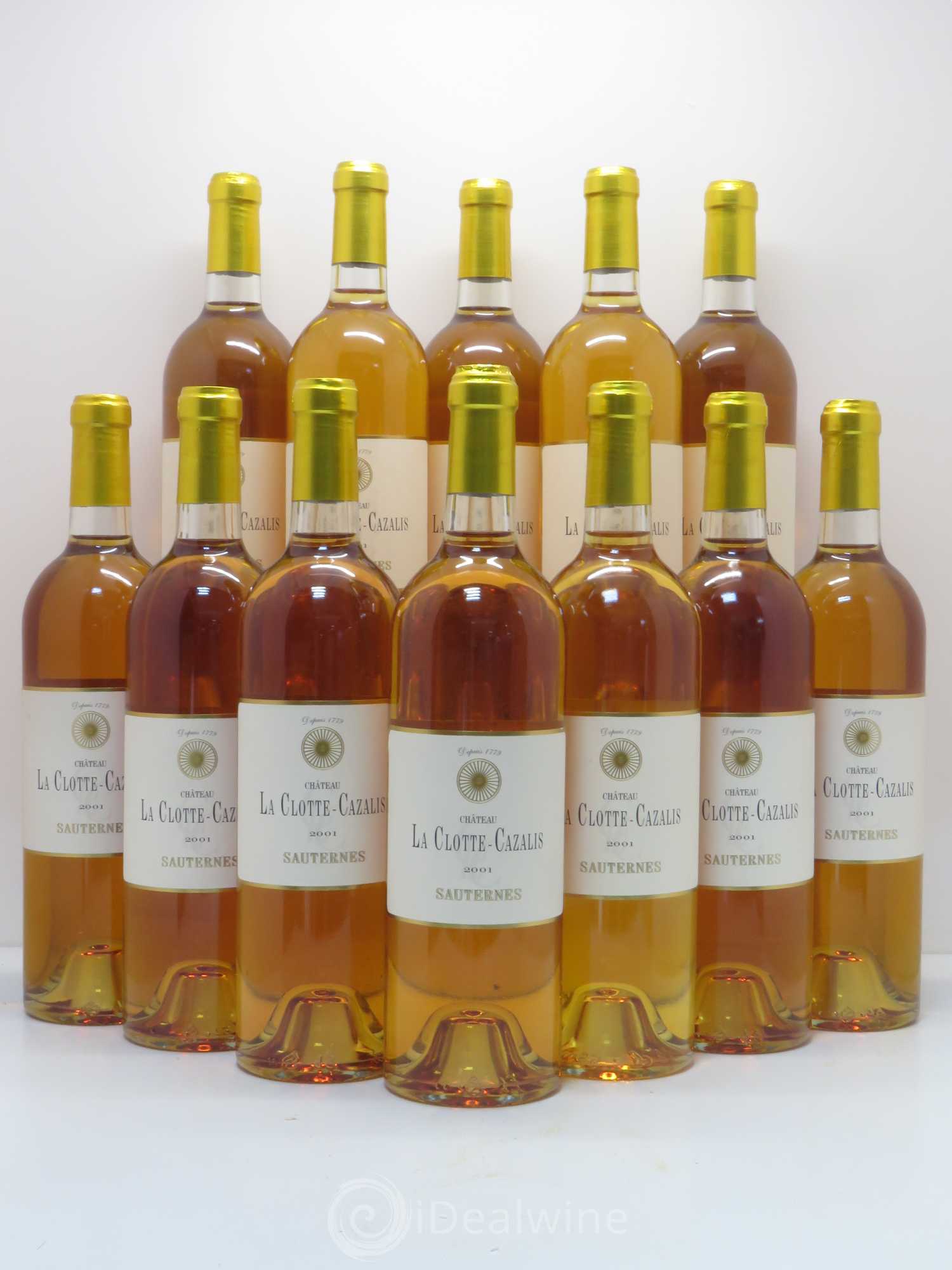 Bordeaux Château La Clotte Cazalis 2001 - Posten von 12 Flaschen - 0